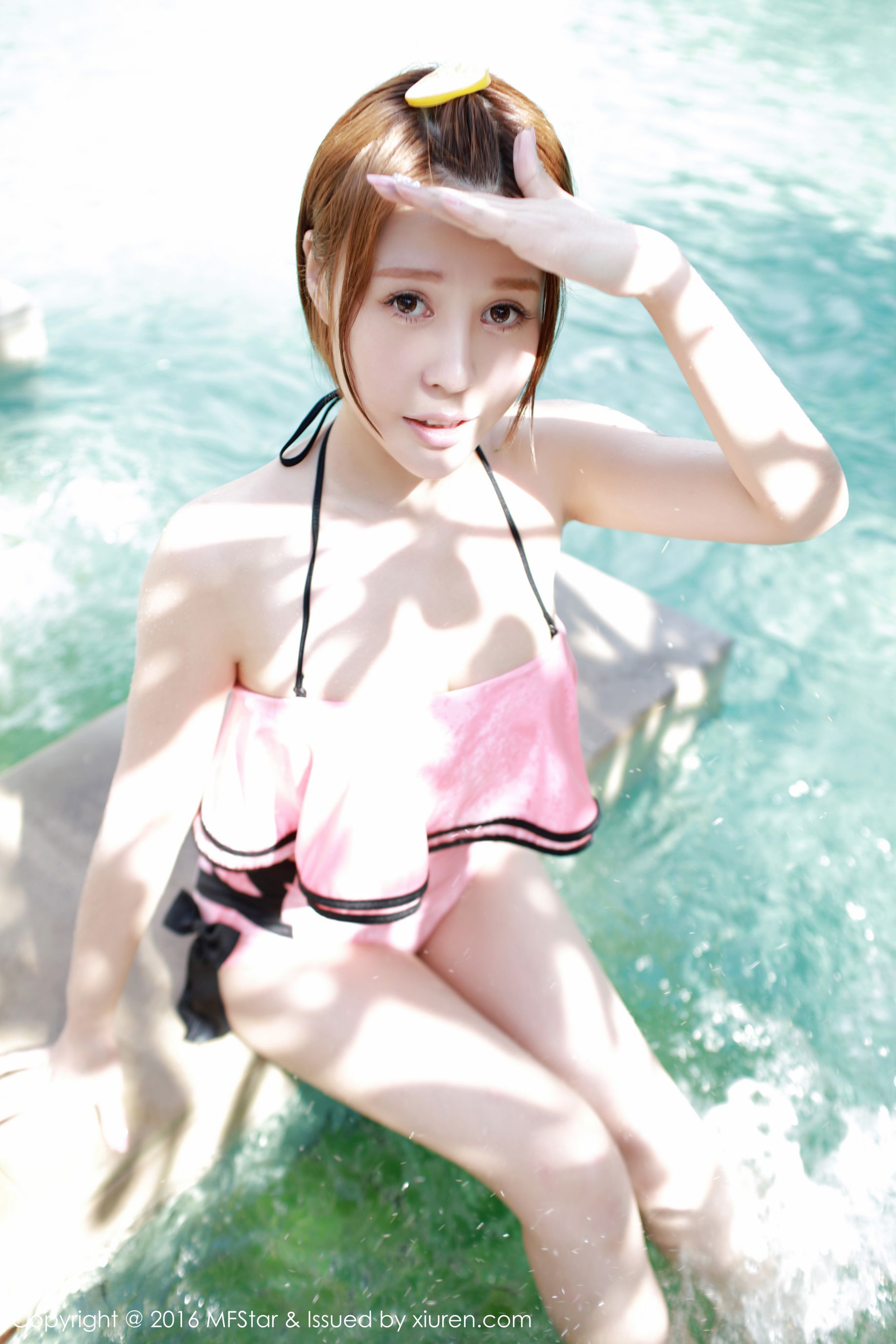 [模范学院MFStar] VOL.0073 Evelyn艾莉 <泰国心愿旅拍> 泳装+浴室写真[58](第16页)