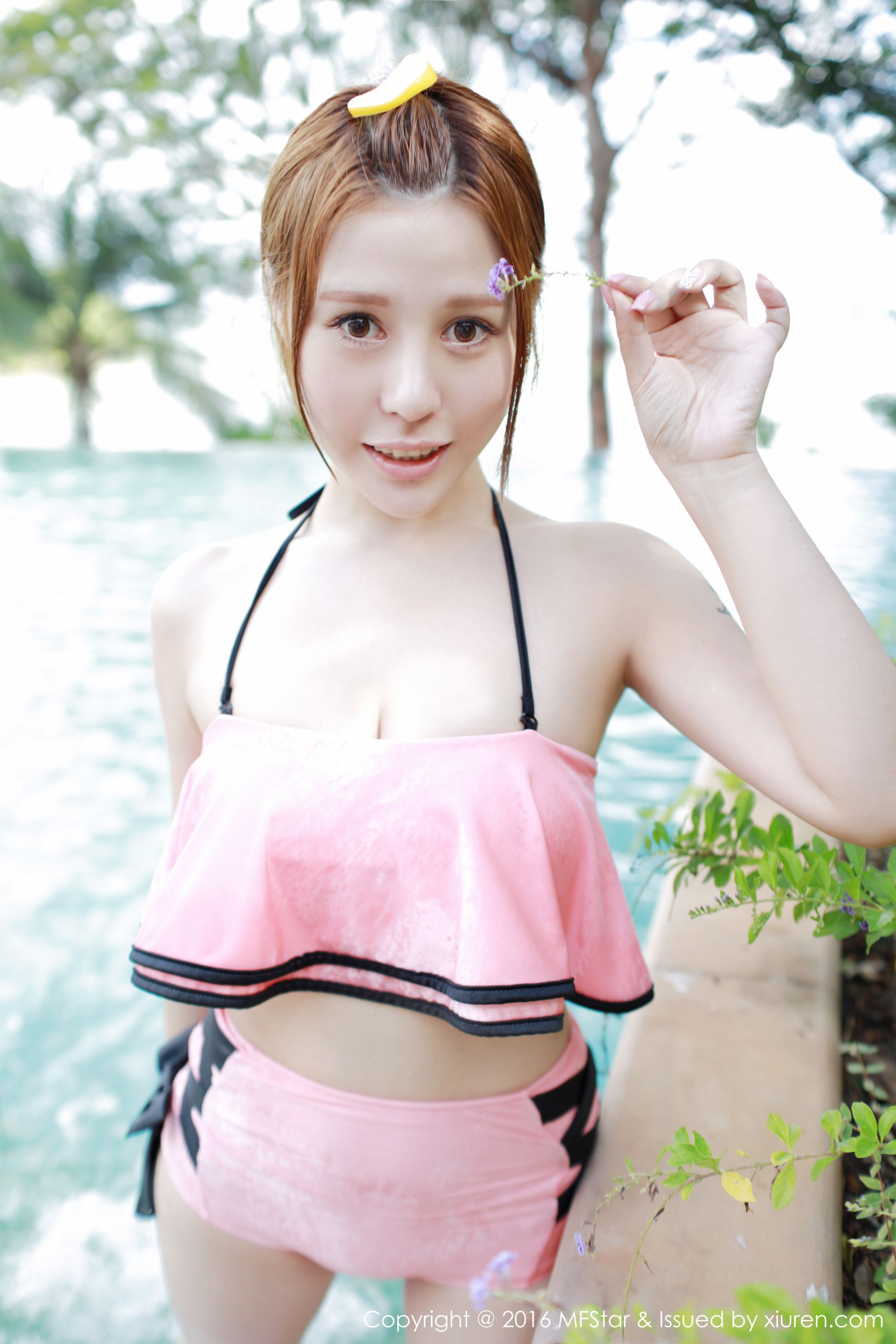 [模范学院MFStar] VOL.0073 Evelyn艾莉 <泰国心愿旅拍> 泳装+浴室写真[58](第18页)