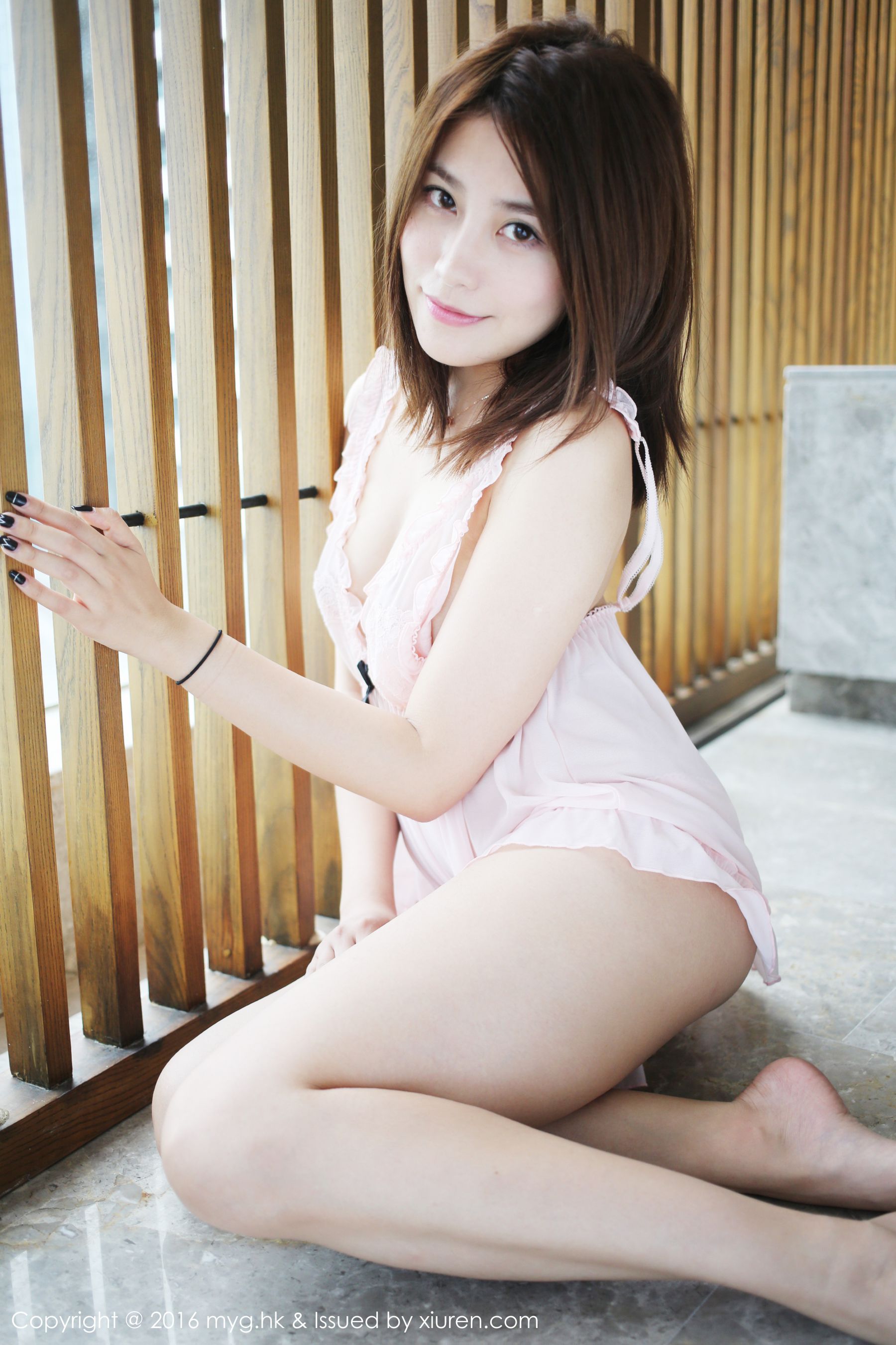 [MyGirl美媛馆] Vol.228 许诺Sabrina - <三亚旅拍>性感睡衣+浴巾写真[60](第58页)