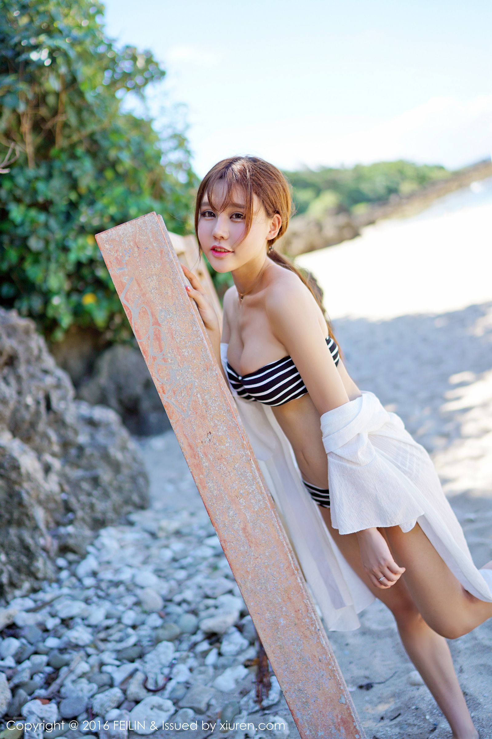 [FEILIN嗲囡囡] Vol.045 Milk楚楚 - 海边唯美美女写真[46](第3页)