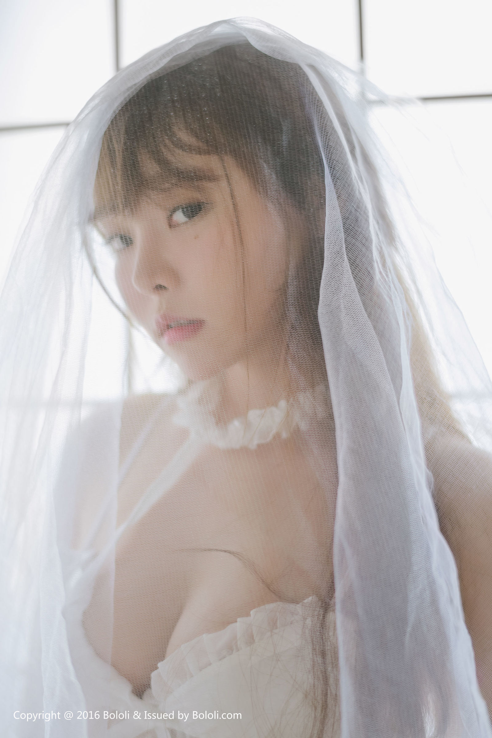 [Bololi波萝社] BOL.090 柳侑绮 - 白纱少女与花 写真套图[41](第23页)