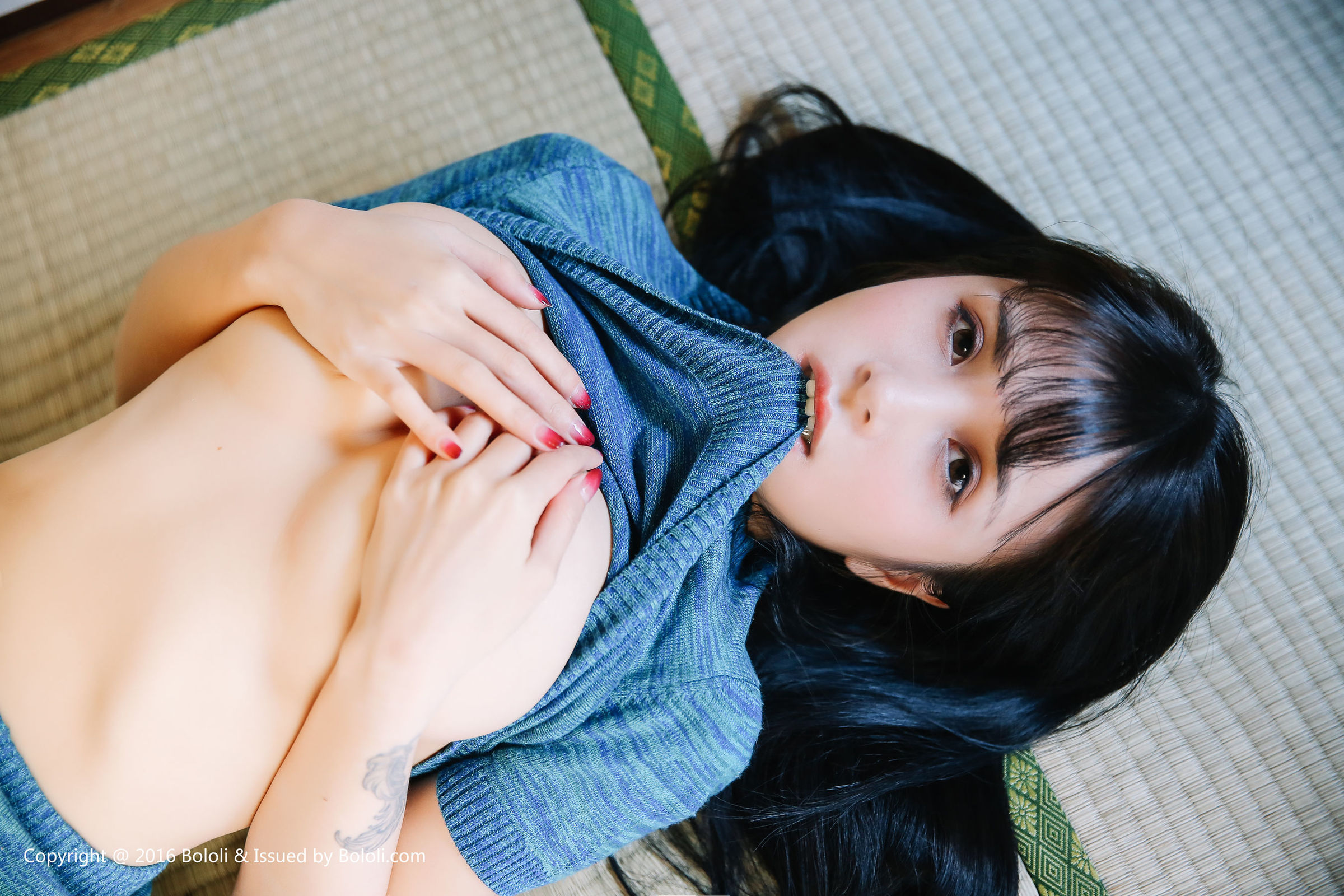 [Bololi波萝社] BOL.037 夏美酱 - 榻榻米南半球包臀裙VS日式花园人鱼线~[40](第37页)