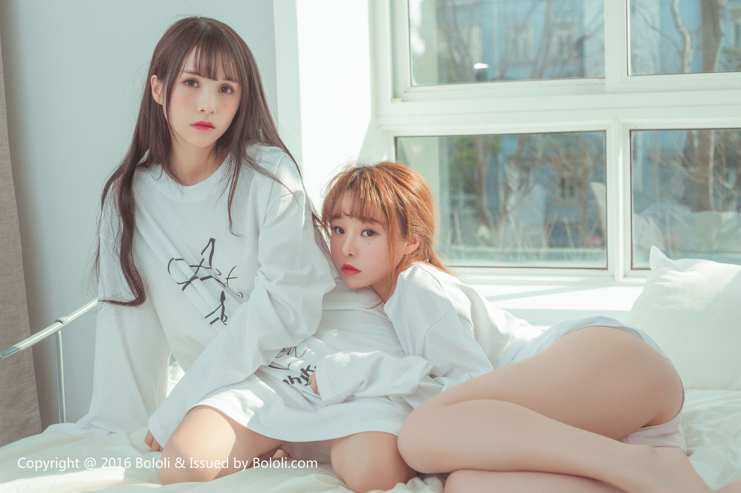 [Bololi波萝社] BOL.042 柳侑绮/夏美酱 - 超大尺度首度双人写真[50](第49页)