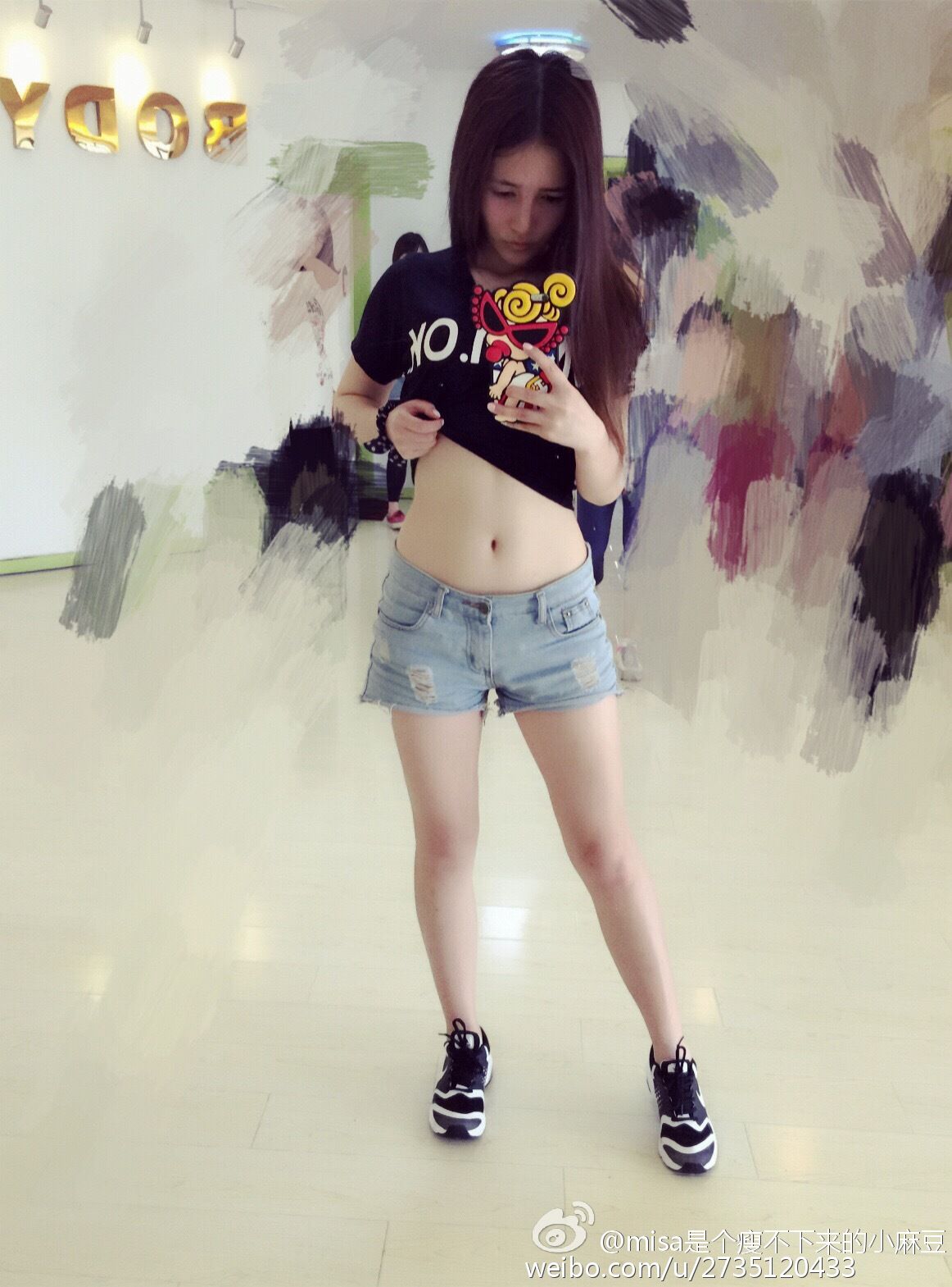 混血模特@misa是个瘦不下来的小麻豆 - 高清微博图集[116](第89页)
