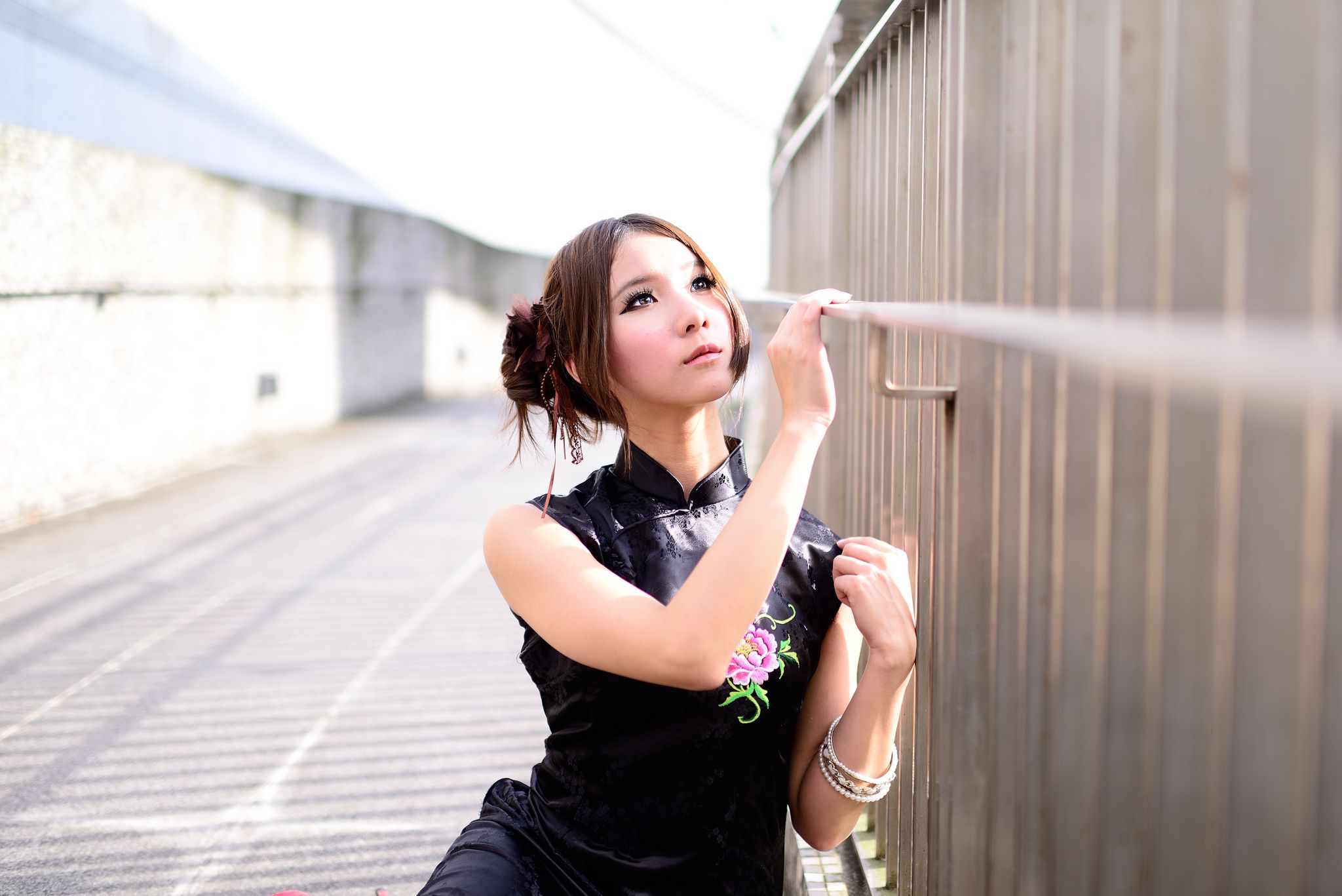 古典美女阿布 - 小清新红黑旗袍超高清写真[89](第30页)