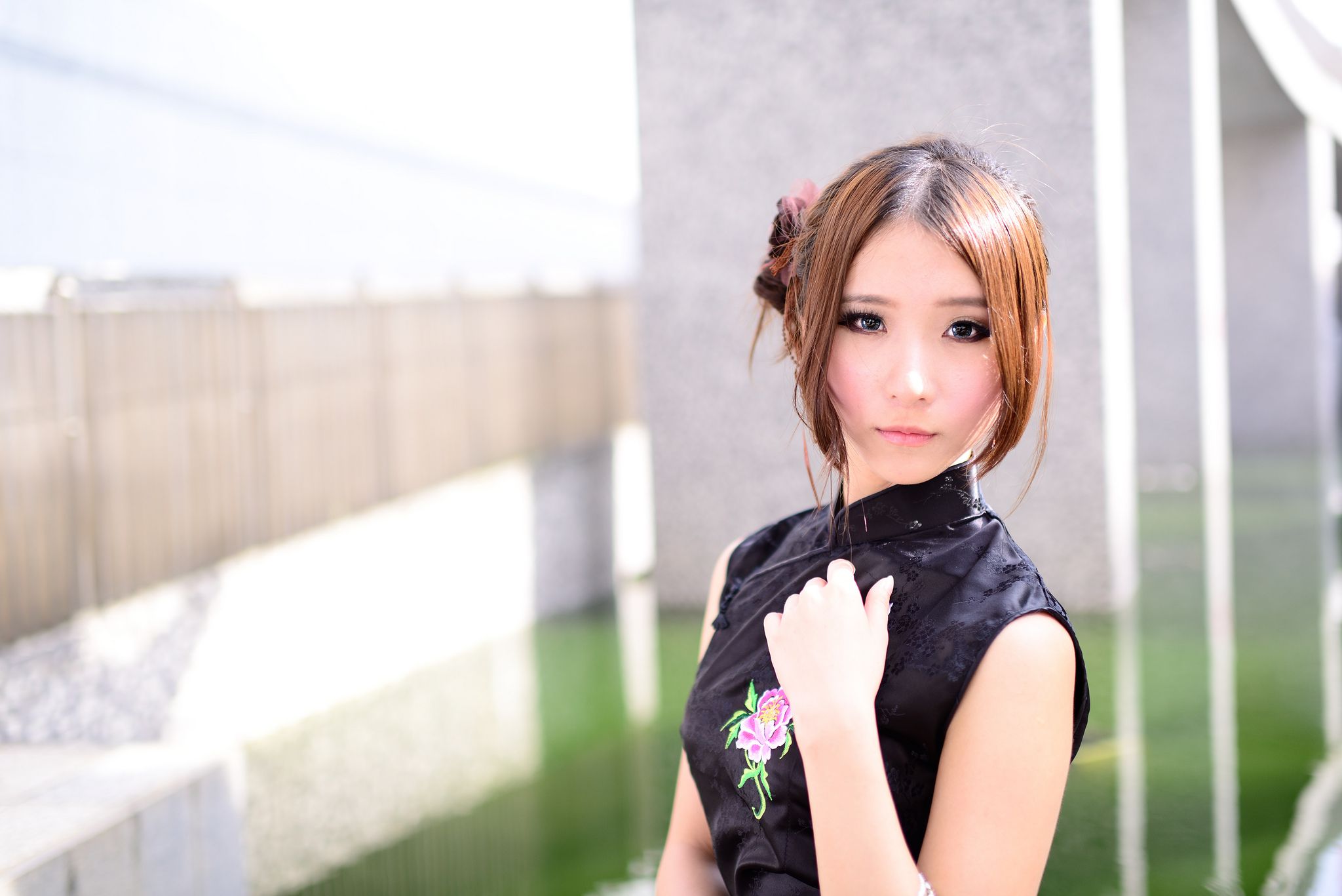 古典美女阿布 - 小清新红黑旗袍超高清写真[89](第46页)