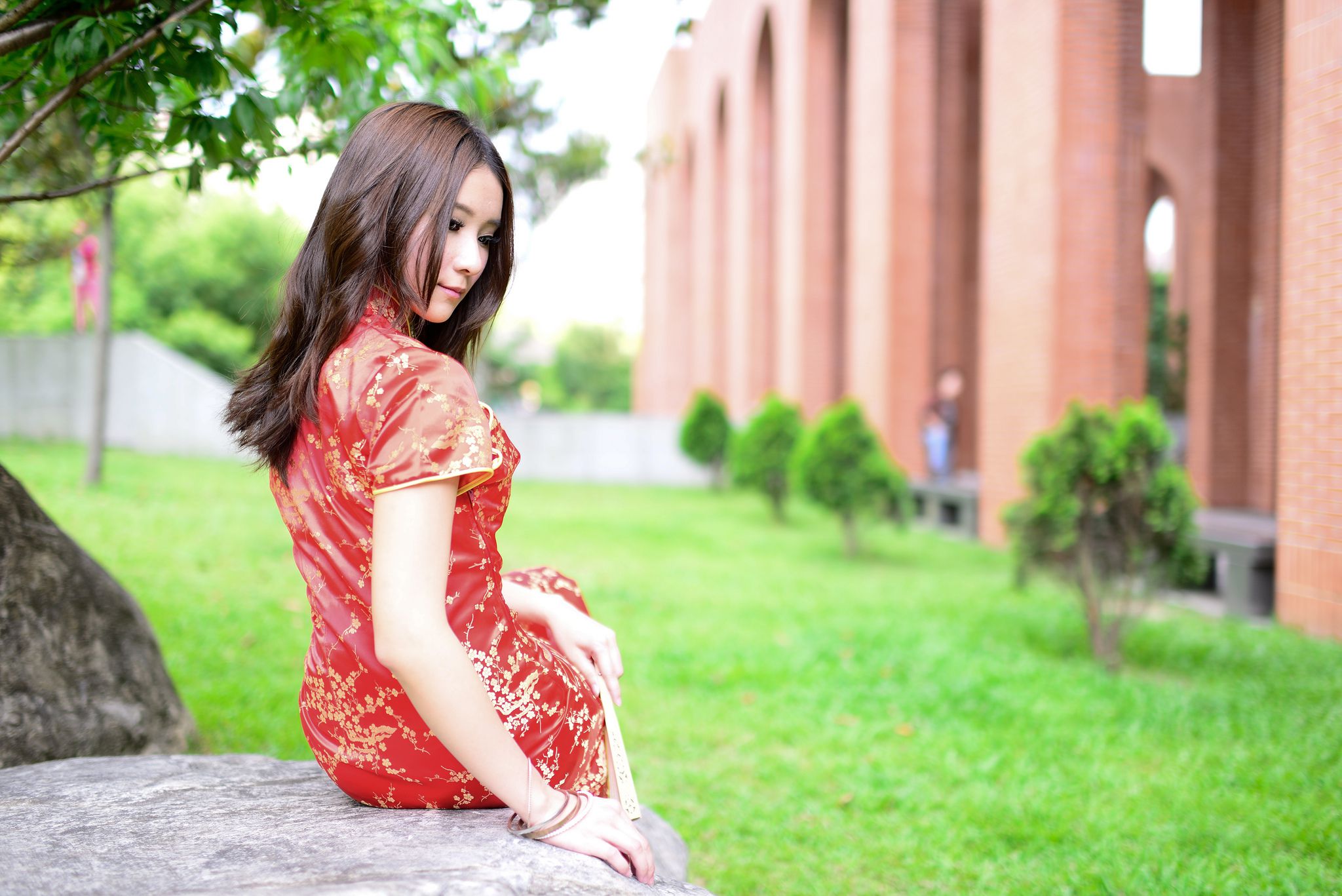 古典美女阿布 - 小清新红黑旗袍超高清写真[89](第61页)