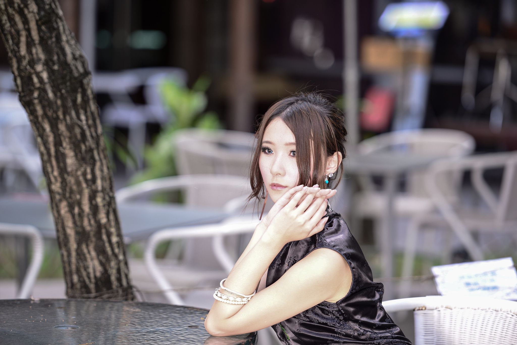 古典美女阿布 - 小清新红黑旗袍超高清写真[89](第64页)
