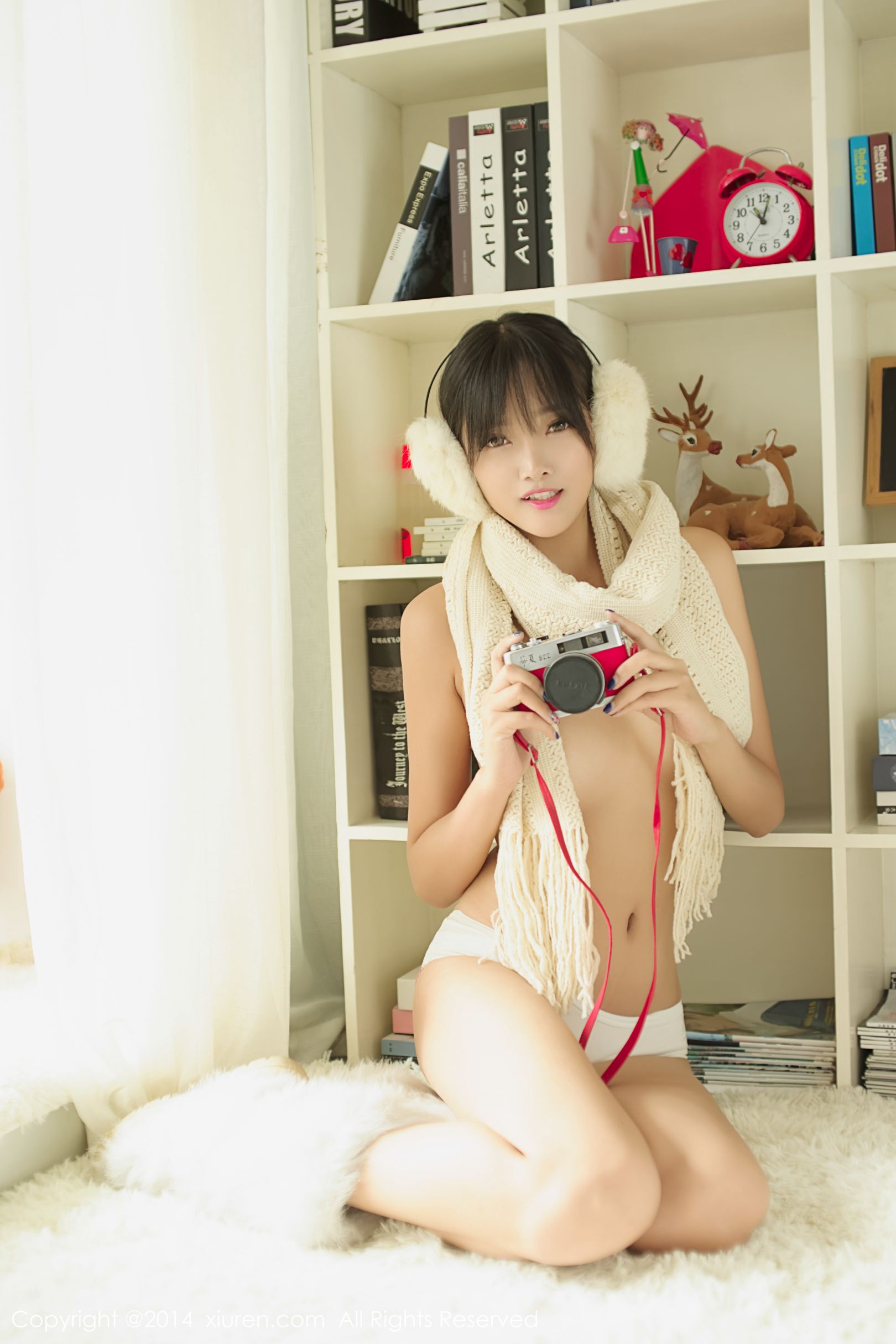[XIUREN秀人网] 静颜宁-居家甜美大胆内衣写真套图[50](第11页)