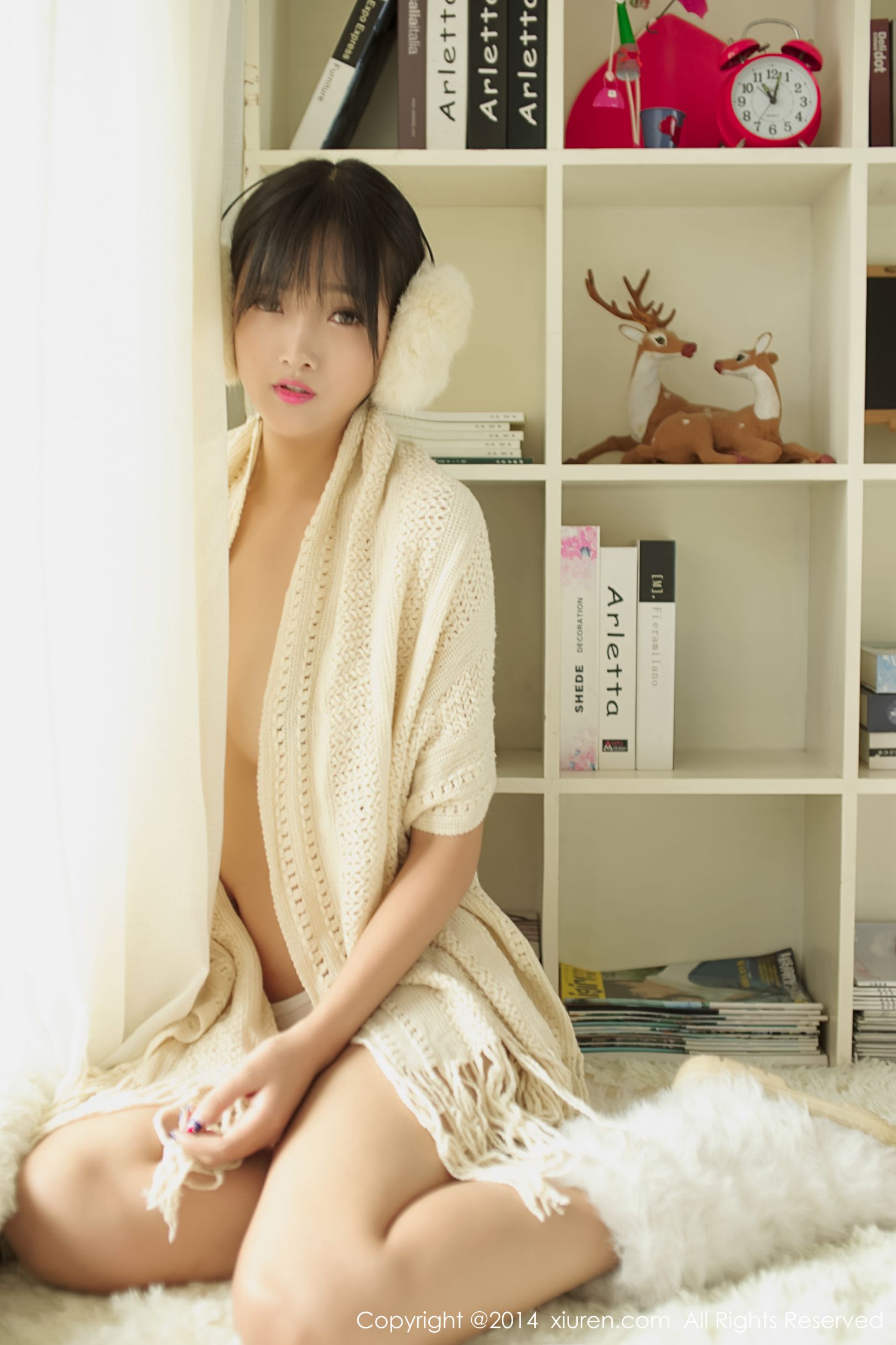 [XIUREN秀人网] 静颜宁-居家甜美大胆内衣写真套图[50](第22页)