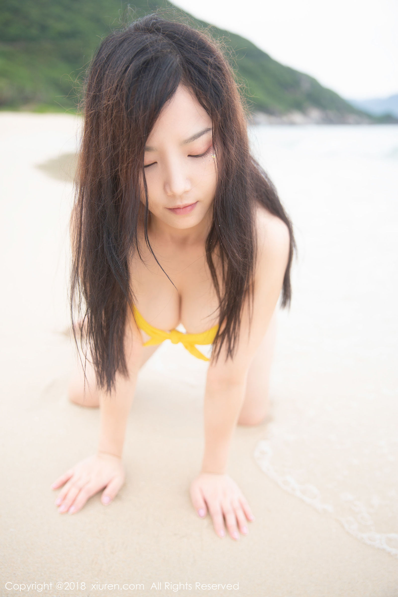 [XIUREN秀人] No.1154 模特@徐微微mia性感海边写真[44](第8页)