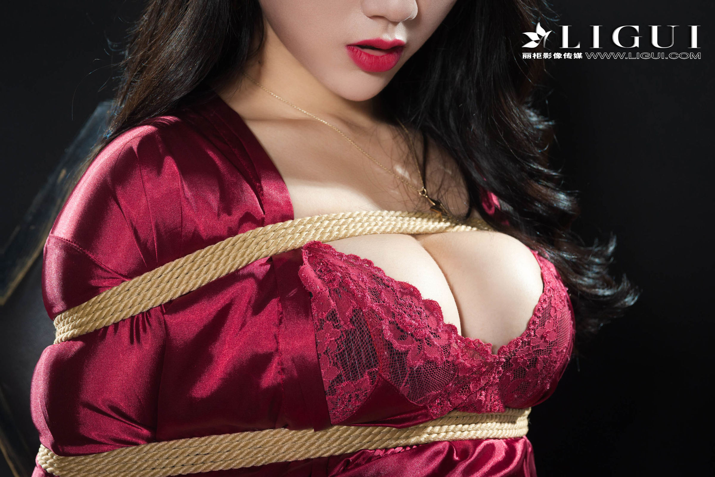 [Ligui丽柜美束] 网络丽人 然然 - 睡衣捆绑绳艺[63](第48页)