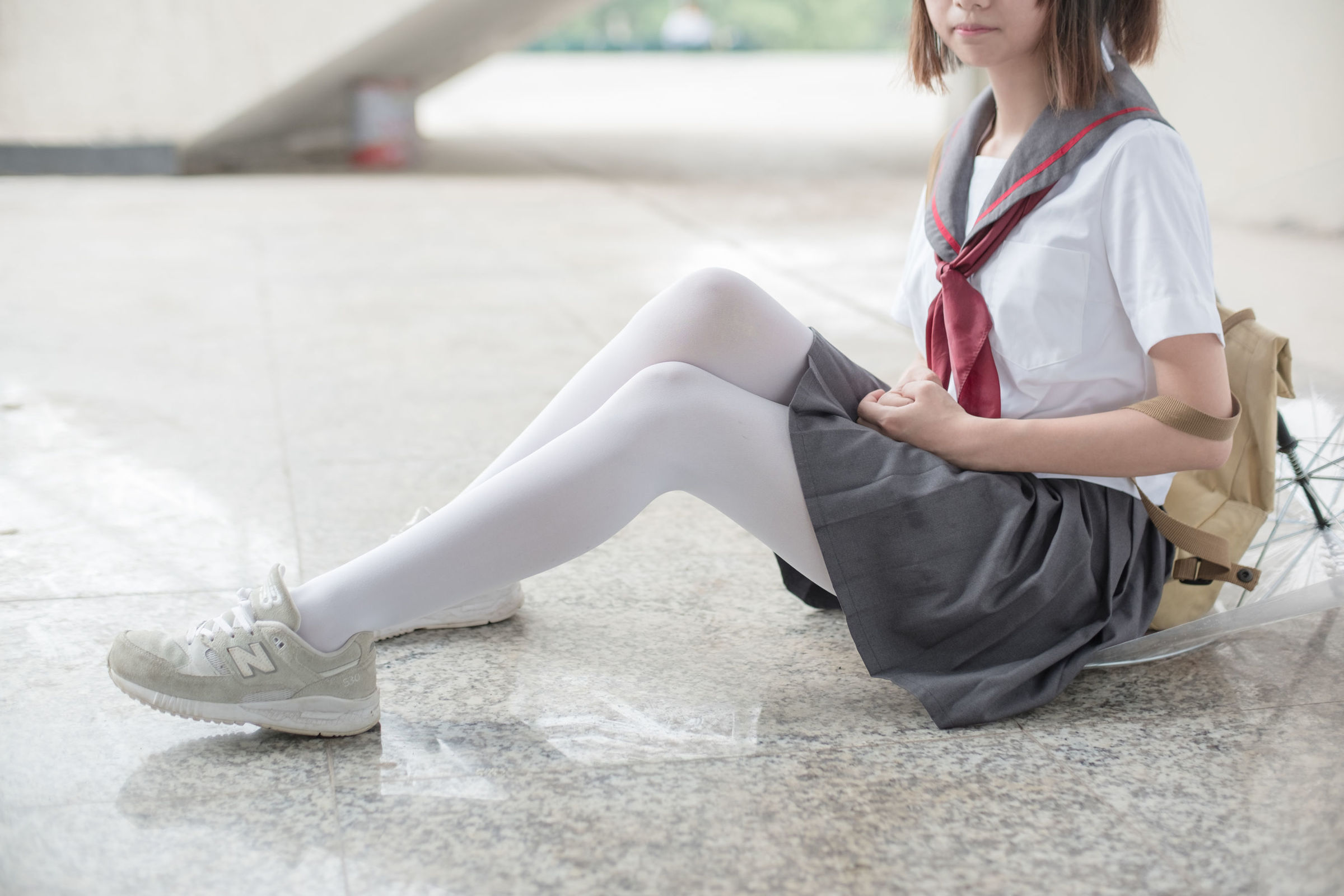 [森萝财团] BETA-003 阿玲妹纸JK白丝 萝莉丝袜写真套图[70](第36页)