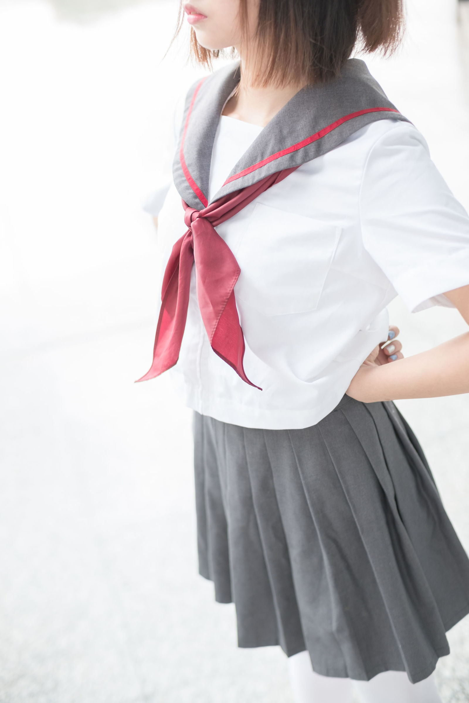 [森萝财团] BETA-003 阿玲妹纸JK白丝 萝莉丝袜写真套图[70](第44页)