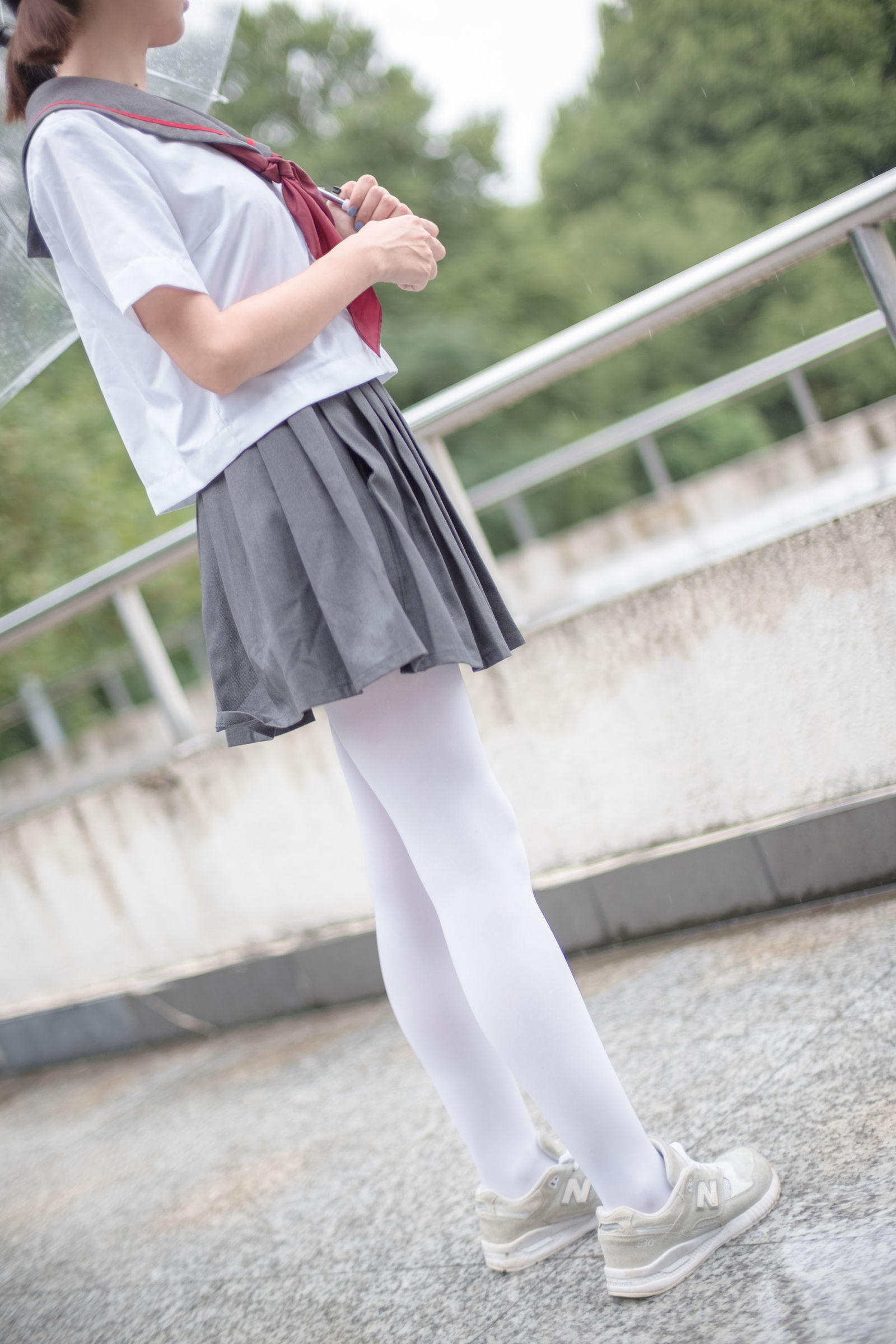 [森萝财团] BETA-003 阿玲妹纸JK白丝 萝莉丝袜写真套图[70](第44页)
