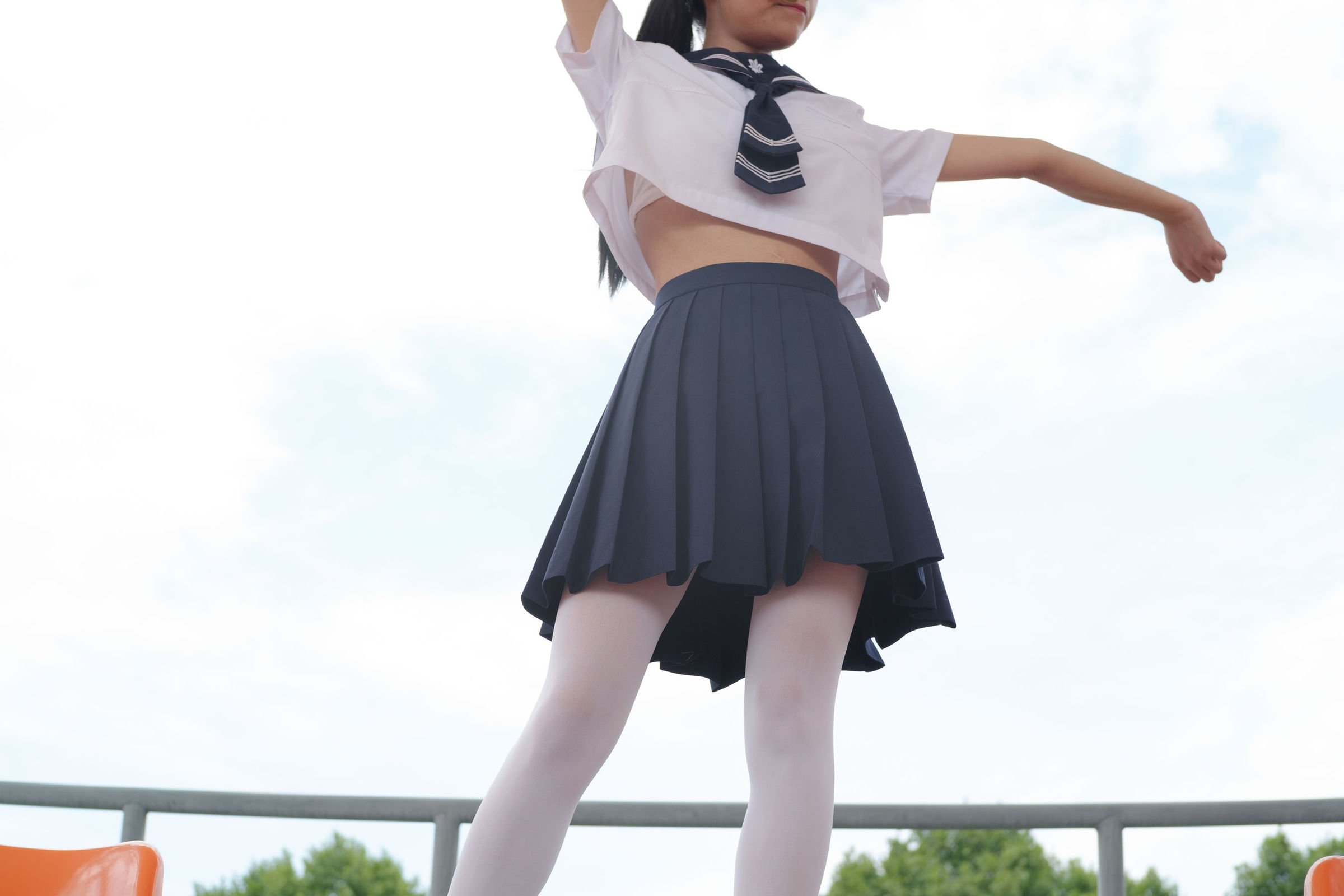 [森萝财团] BETA-004 高中女生JK白丝外拍 萝莉丝袜写真套图[113](第105页)