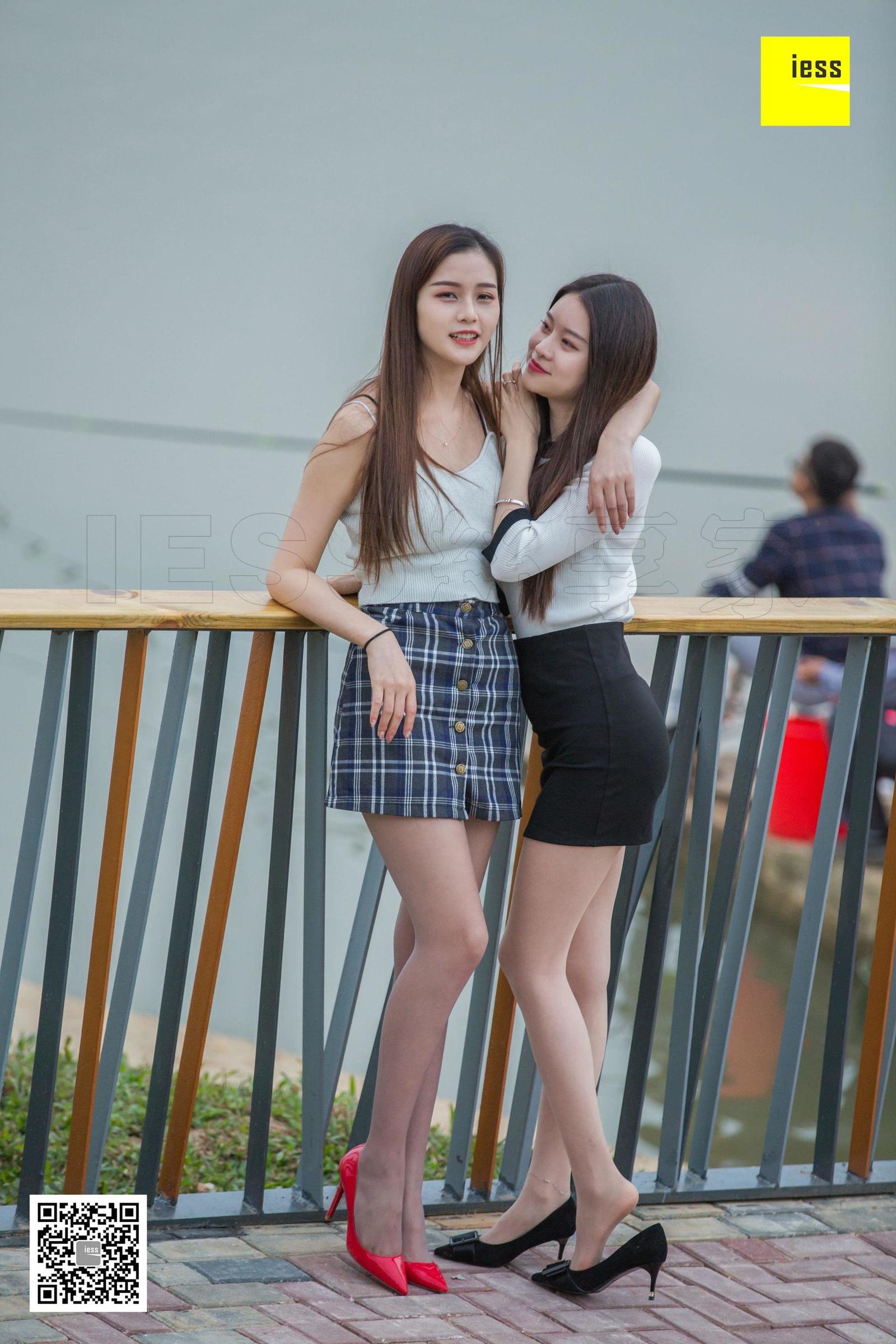 [IESS异思趣向] 佳佳&九妹 《钓鱼还是钓丝？2》丝袜美腿写真套图[83](第61页)