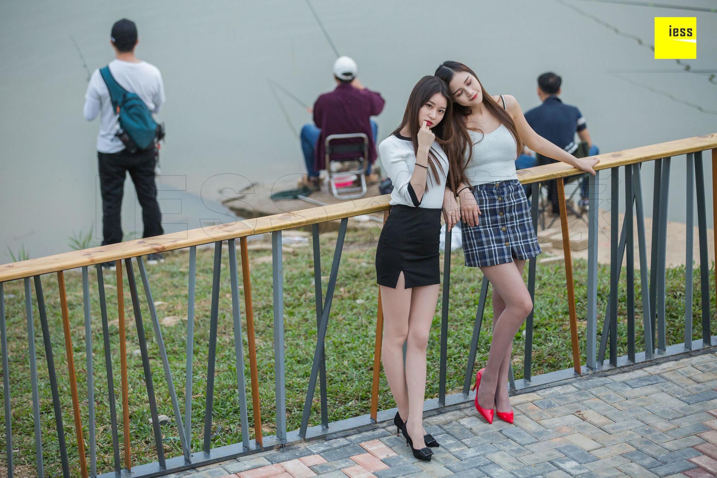 [IESS异思趣向] 佳佳&九妹 《钓鱼还是钓丝？2》丝袜美腿写真套图[83](第78页)