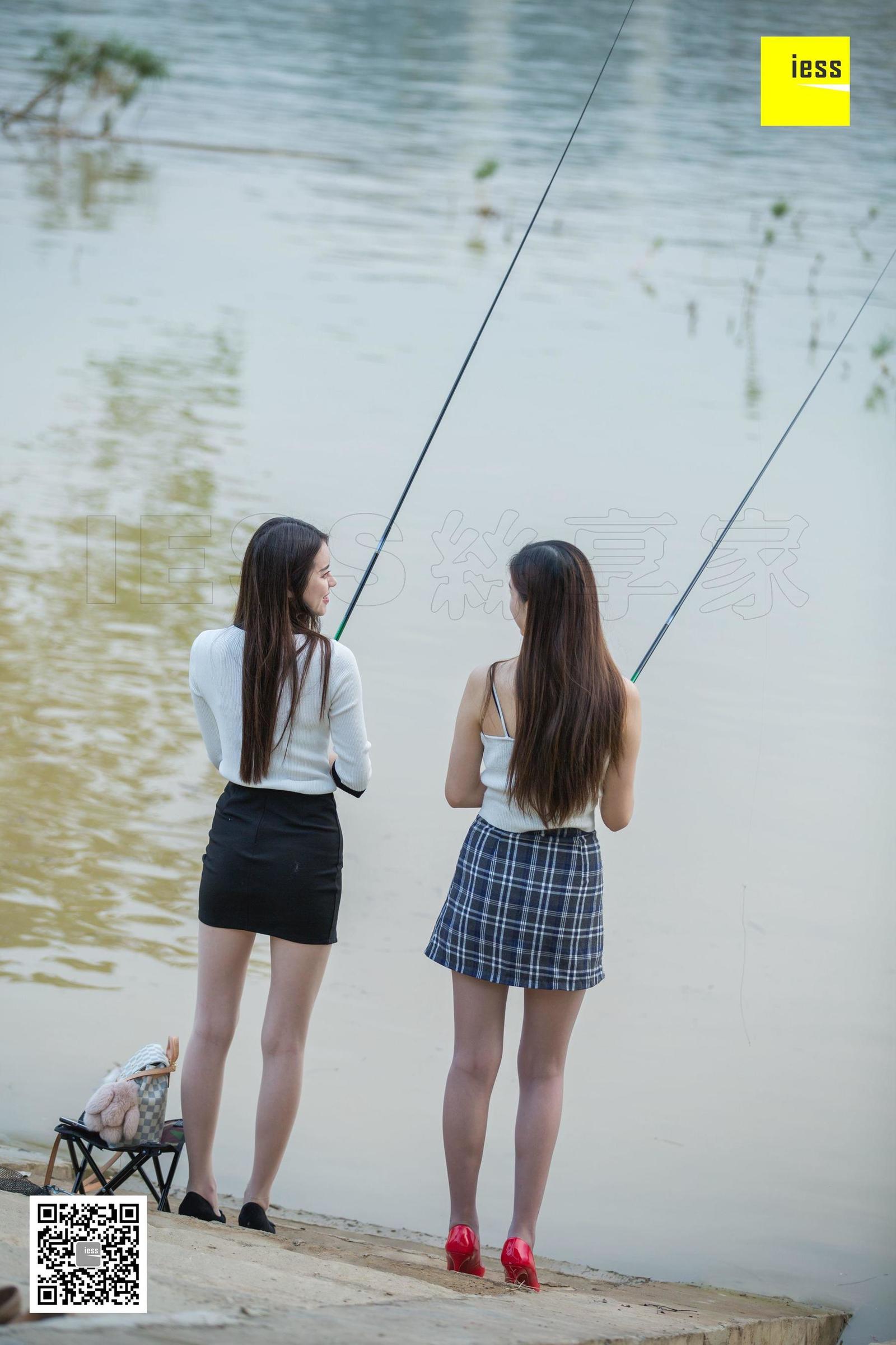 [IESS异思趣向]  佳佳&九妹 《钓鱼还是钓丝？》丝袜写真套图[97](第35页)