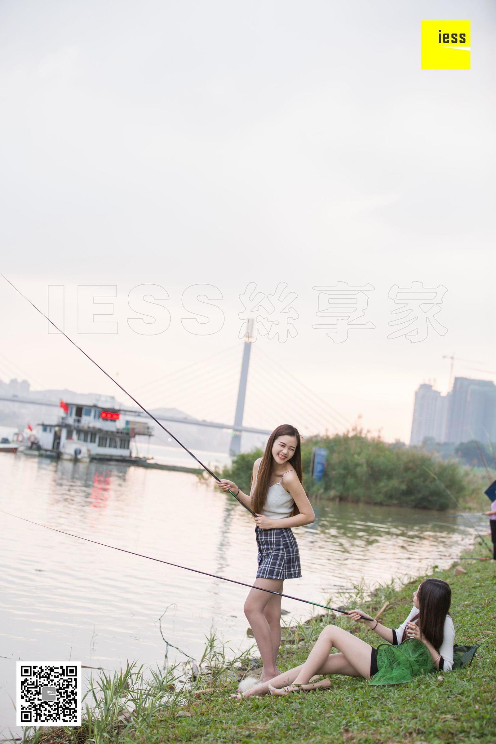 [IESS异思趣向]  佳佳&九妹 《钓鱼还是钓丝？》丝袜写真套图[97](第60页)