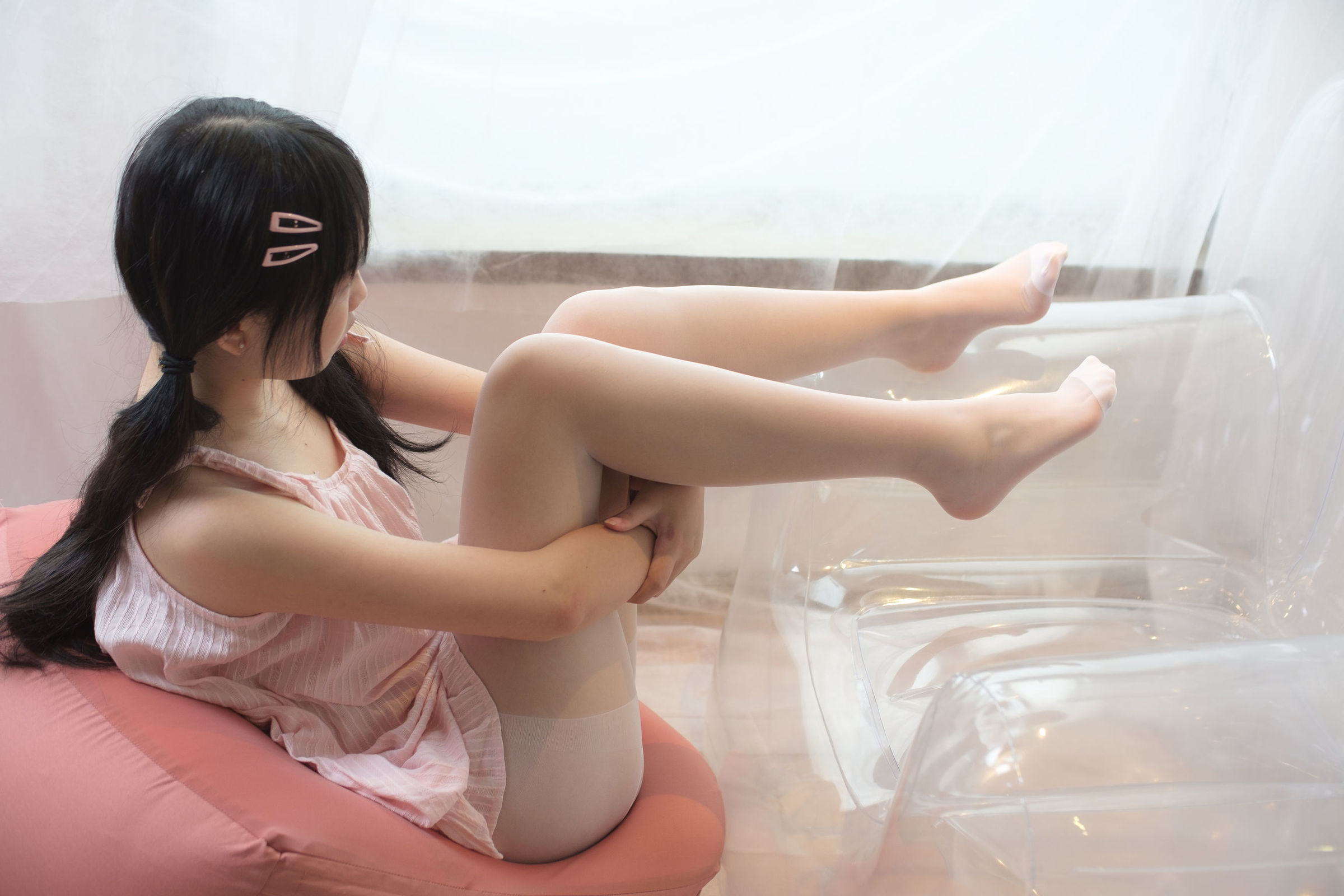 [森萝财团] X-036 可爱妹妹肉丝也性感 萝莉丝袜写真套图[91](第27页)