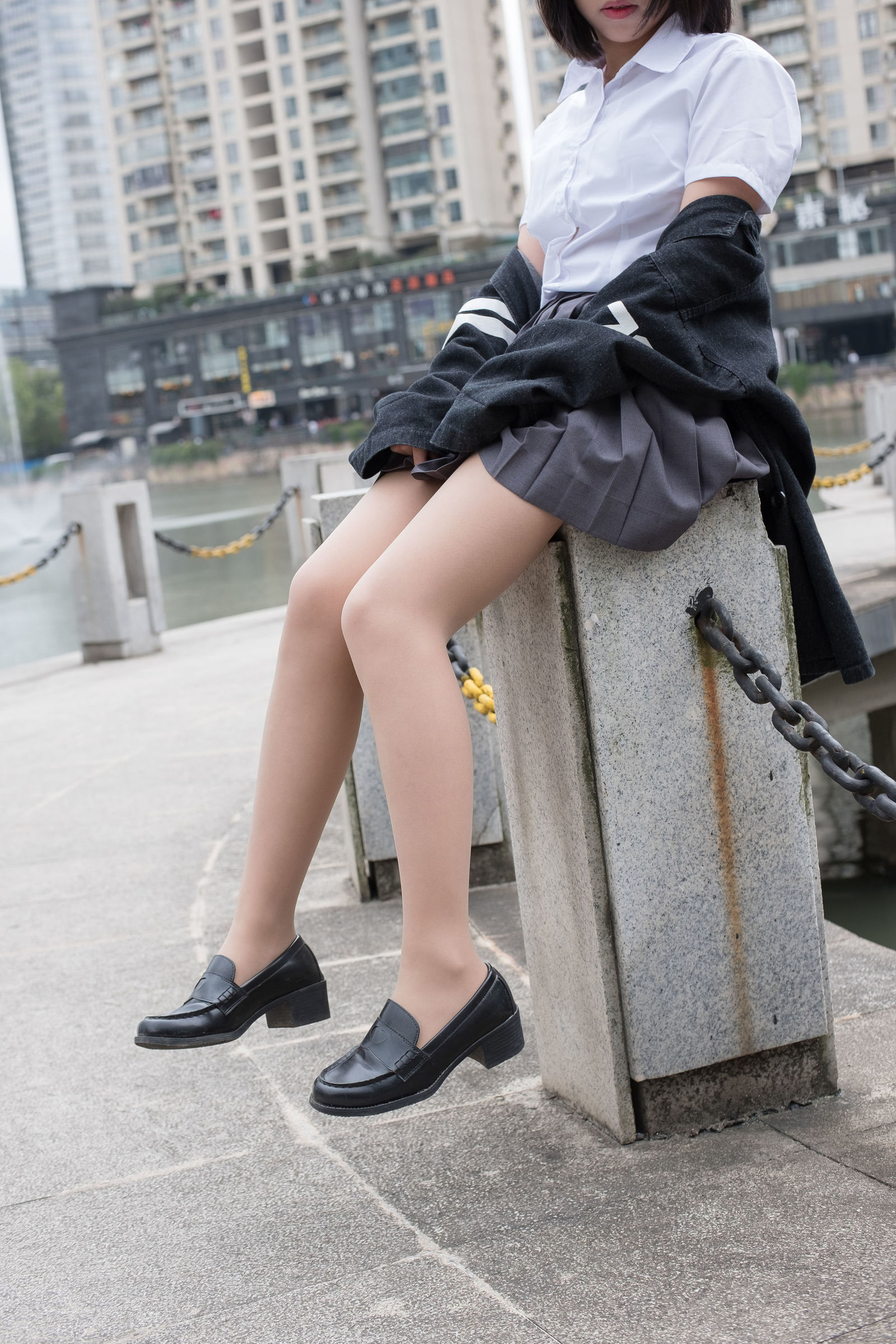[森萝财团] BETA-008 学妹户外肉丝美足 萝莉丝袜写真套图[87](第23页)