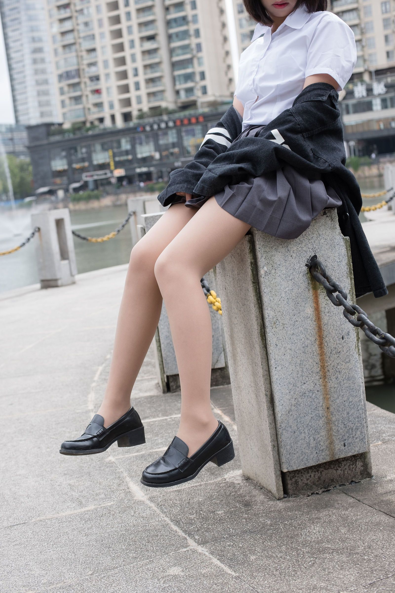 [森萝财团] BETA-008 学妹户外肉丝美足 萝莉丝袜写真套图[87](第25页)