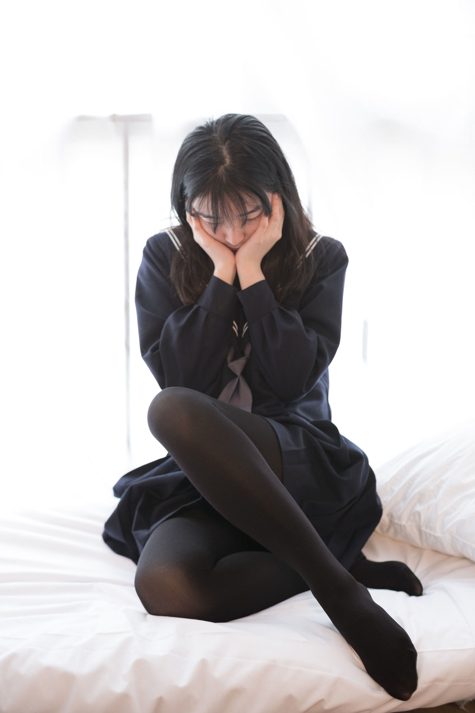 [森萝财团] X-004 黑色・丝足 萝莉丝袜写真套图[127](第83页)