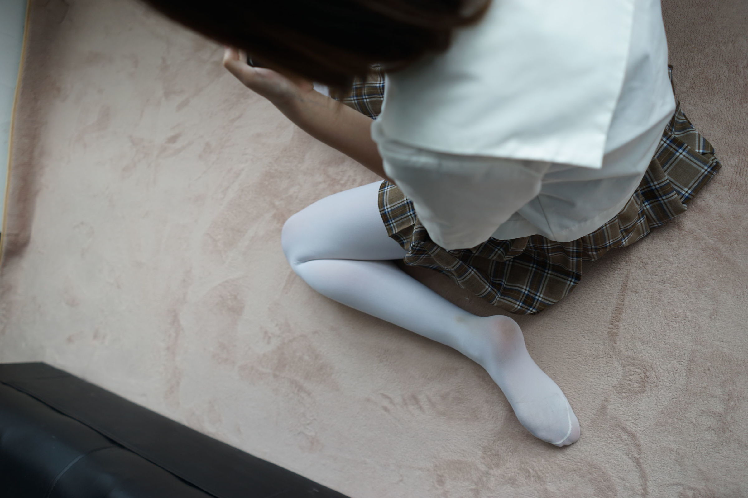[森萝财团] BETA-021 白丝格子裙 萝莉丝袜写真[212](第74页)