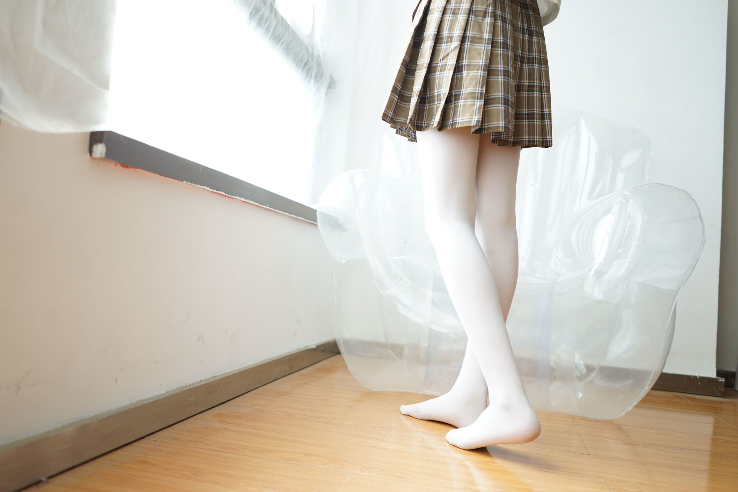 [森萝财团] BETA-021 白丝格子裙 萝莉丝袜写真[212](第179页)
