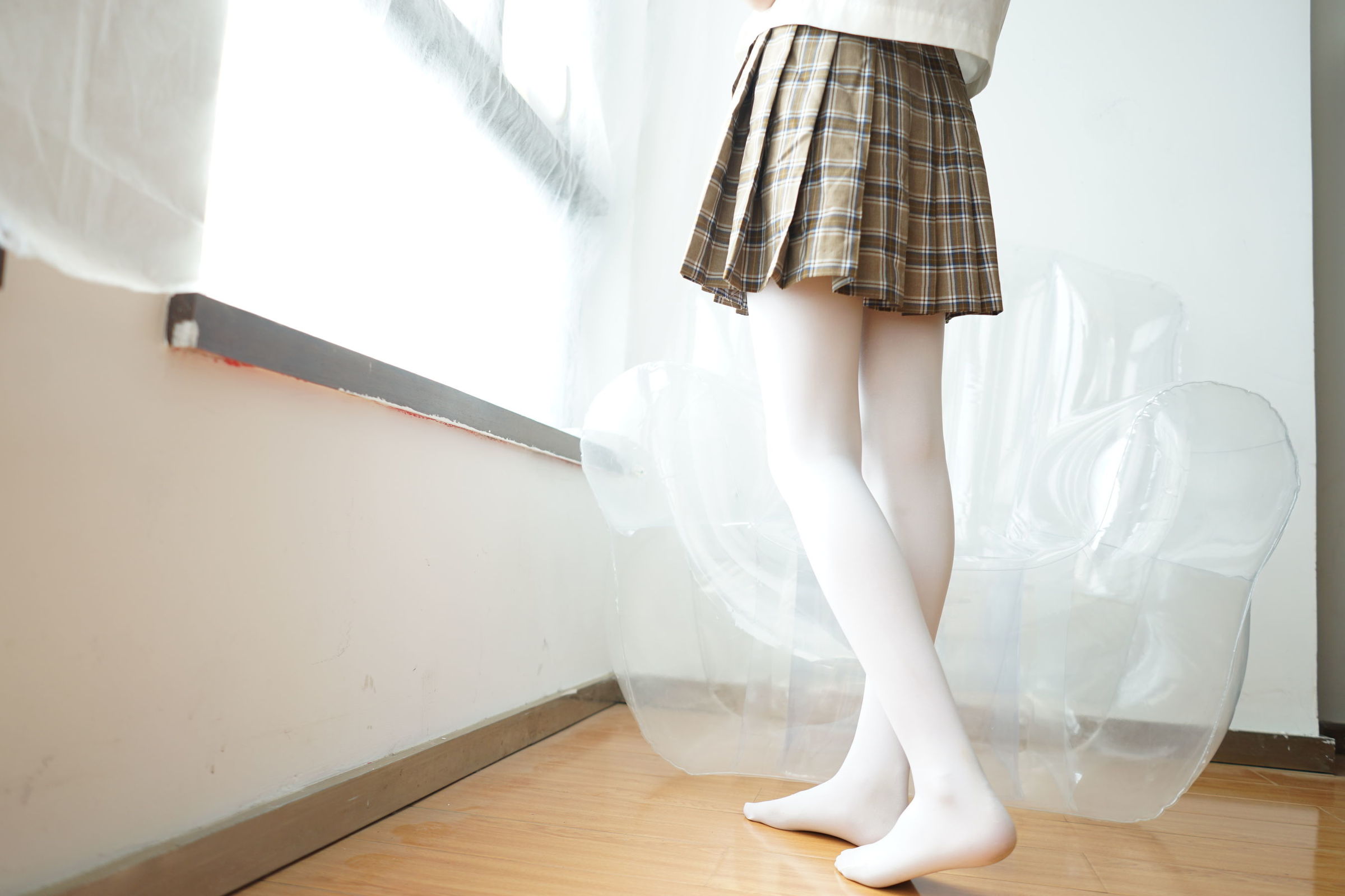 [森萝财团] BETA-021 白丝格子裙 萝莉丝袜写真[212](第180页)
