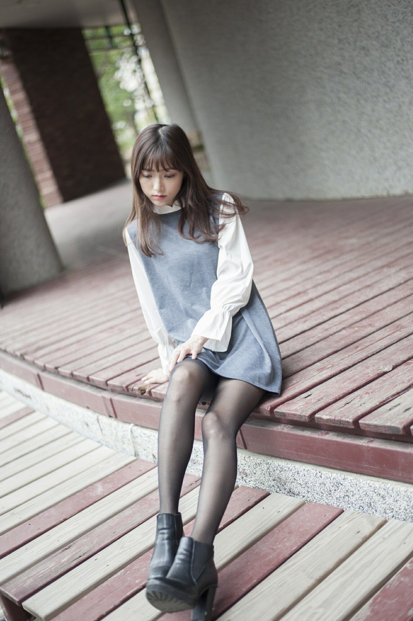 [台湾美女] 彭丽嘉(Lady憶憶) - 樱花下的黑丝 写真套图[33](第12页)
