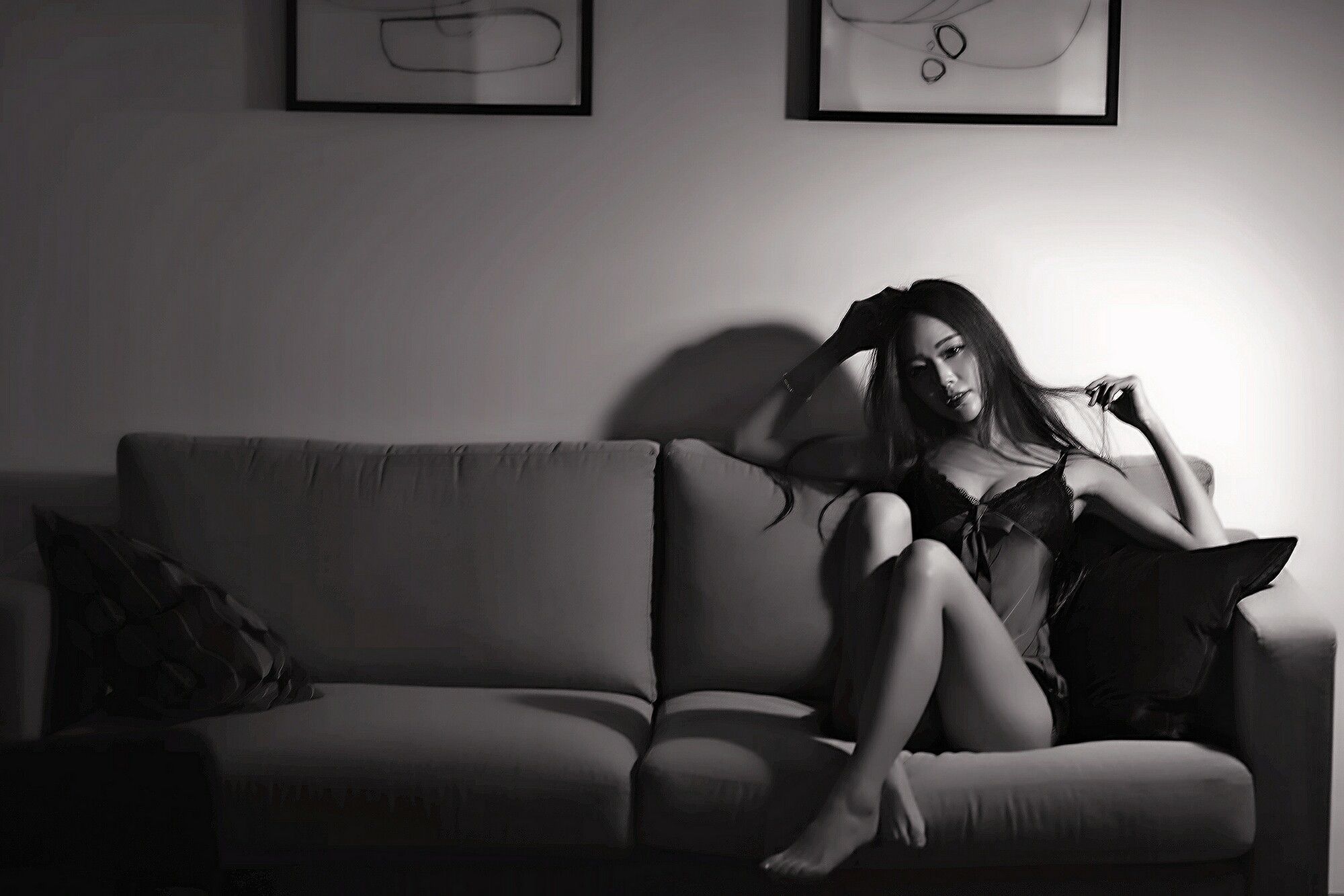 [台湾美女] 黄上晏 - 性感睡衣+白衬衫+OL系列合集 写真图片[56](第22页)