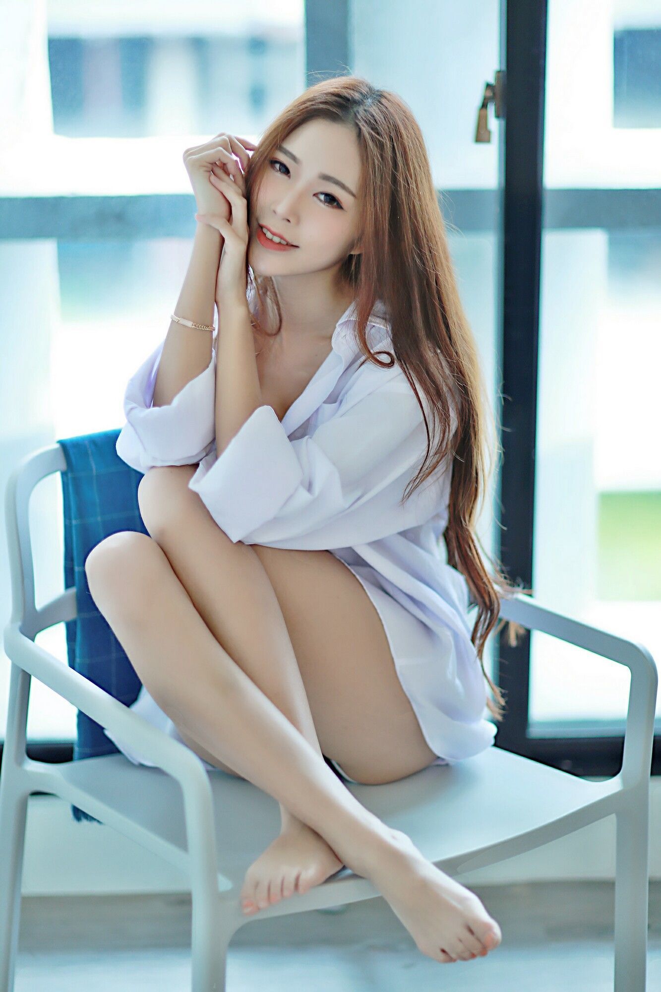 [台湾美女] 黄上晏 - 性感睡衣+白衬衫+OL系列合集 写真图片[56](第32页)