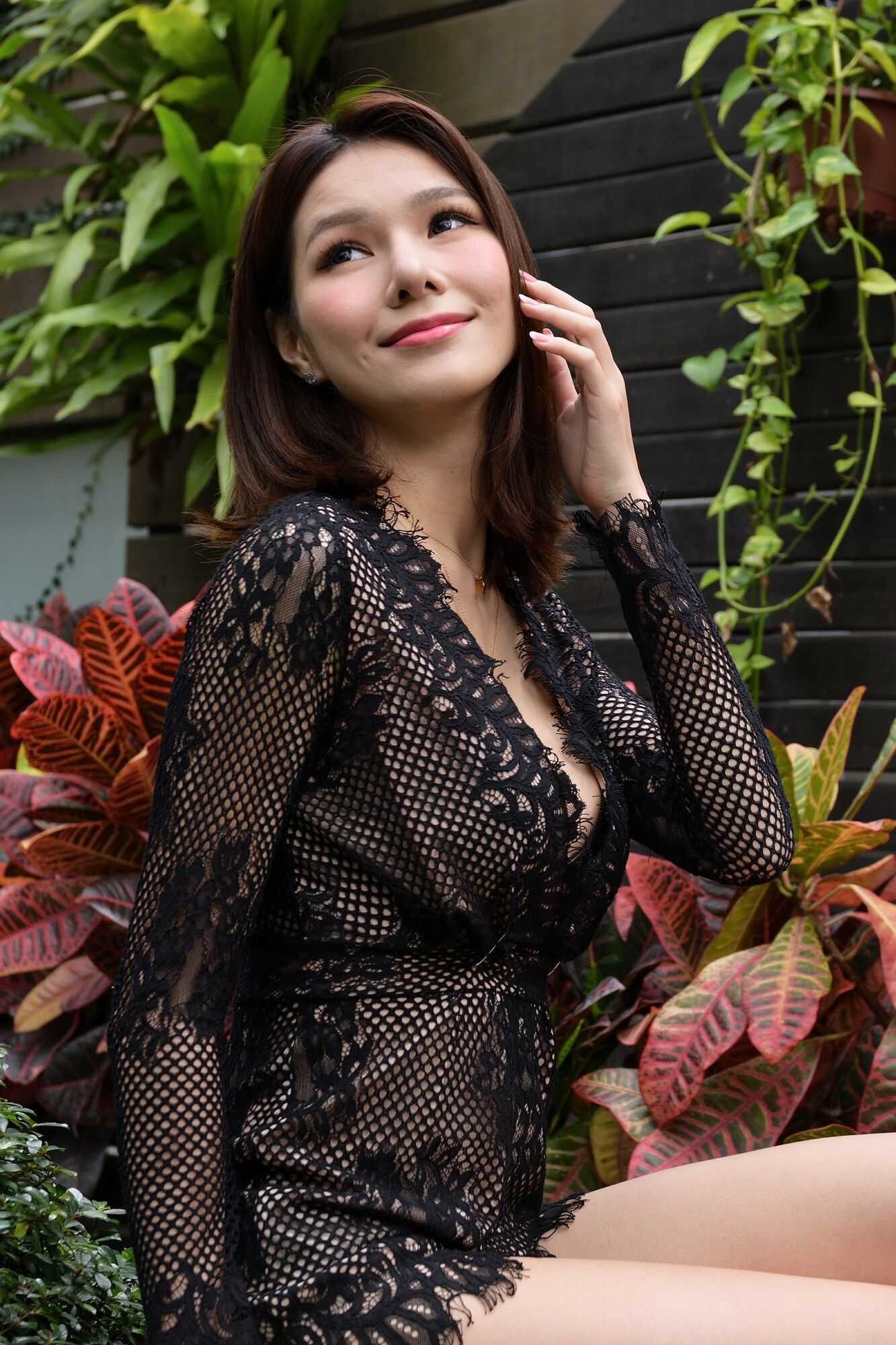 [台湾美女] 御姐熟女模特Kate - 外拍黑色蕾丝 写真图片[53](第44页)