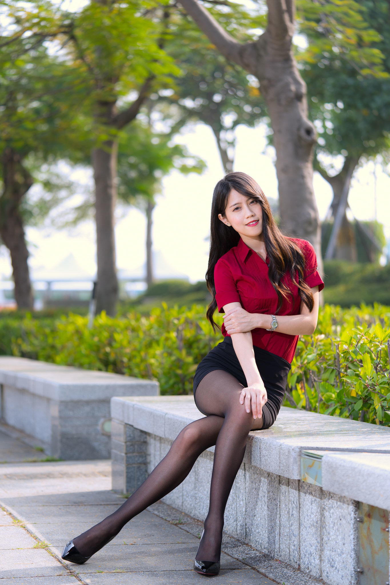 [台湾美女] Candy宝儿 - 夢時代黑丝街拍套图[90](第50页)