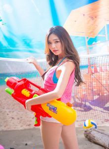 [台湾美女] 黄上晏 - 琴二棚沙灘風 写真图片[69]