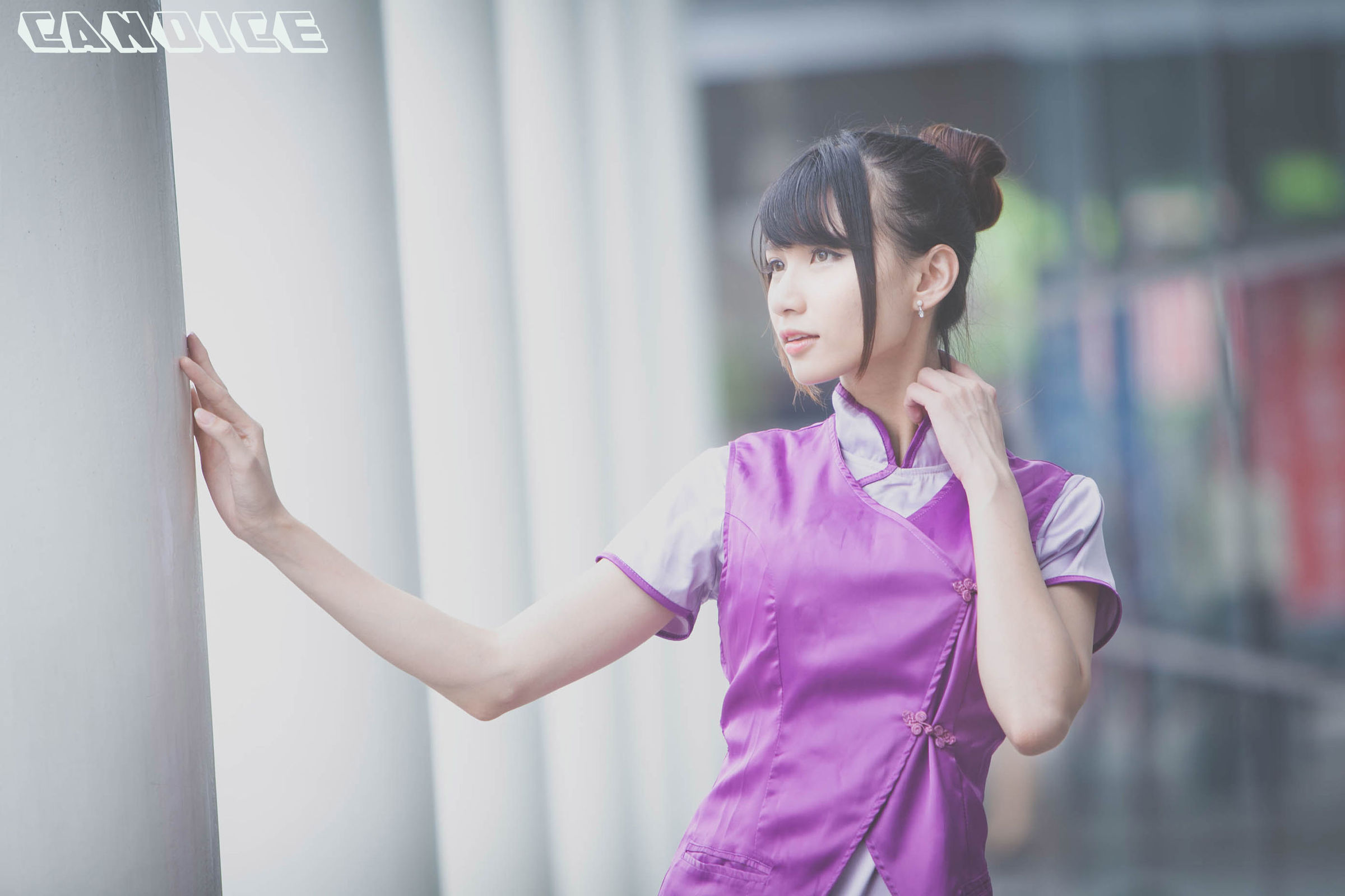 [台湾美女] 蔡译心 - 空姐黑丝街拍 写真套图[41](第29页)