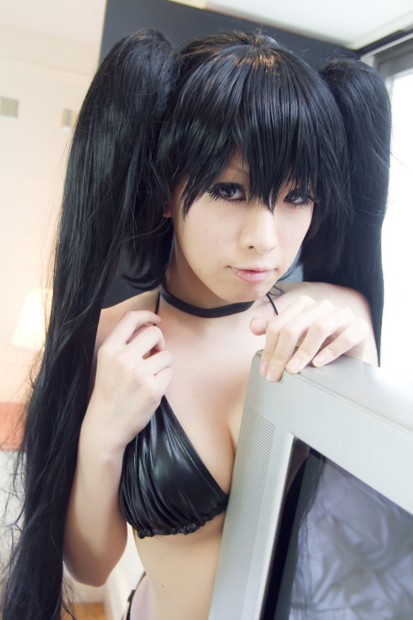 [日本COSER] あらい夜魅《BLACK★ROCK SHOOTER》-黑衣麻陶・里[75](第19页)