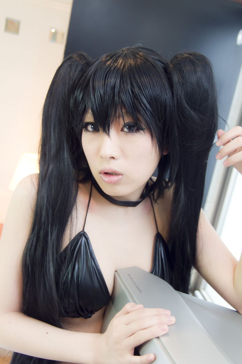 [日本COSER] あらい夜魅《BLACK★ROCK SHOOTER》-黑衣麻陶・里[75](第21页)