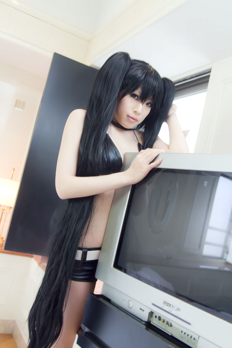 [日本COSER] あらい夜魅《BLACK★ROCK SHOOTER》-黑衣麻陶・里[75](第21页)