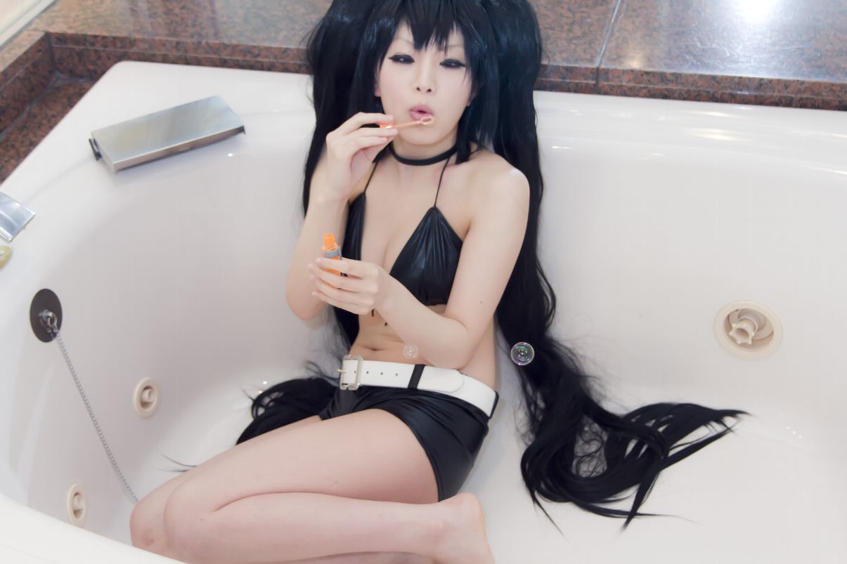 [日本COSER] あらい夜魅《BLACK★ROCK SHOOTER》-黑衣麻陶・里[75](第25页)