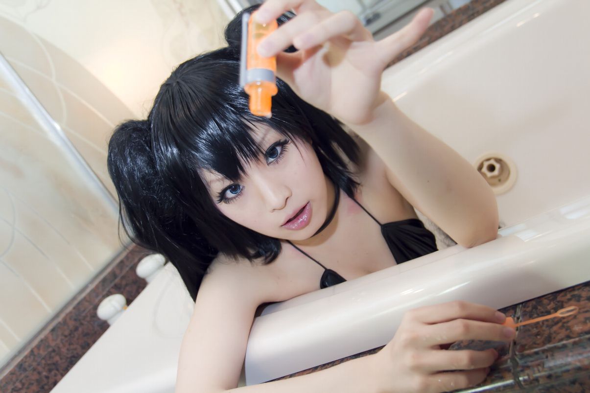 [日本COSER] あらい夜魅《BLACK★ROCK SHOOTER》-黑衣麻陶・里[75](第29页)