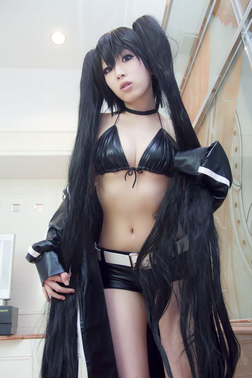 [日本COSER] あらい夜魅《BLACK★ROCK SHOOTER》-黑衣麻陶・里[75](第35页)