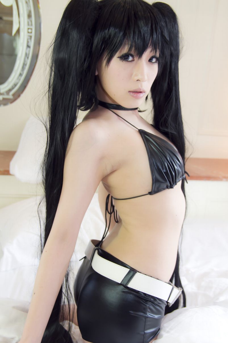 [日本COSER] あらい夜魅《BLACK★ROCK SHOOTER》-黑衣麻陶・里[75](第45页)