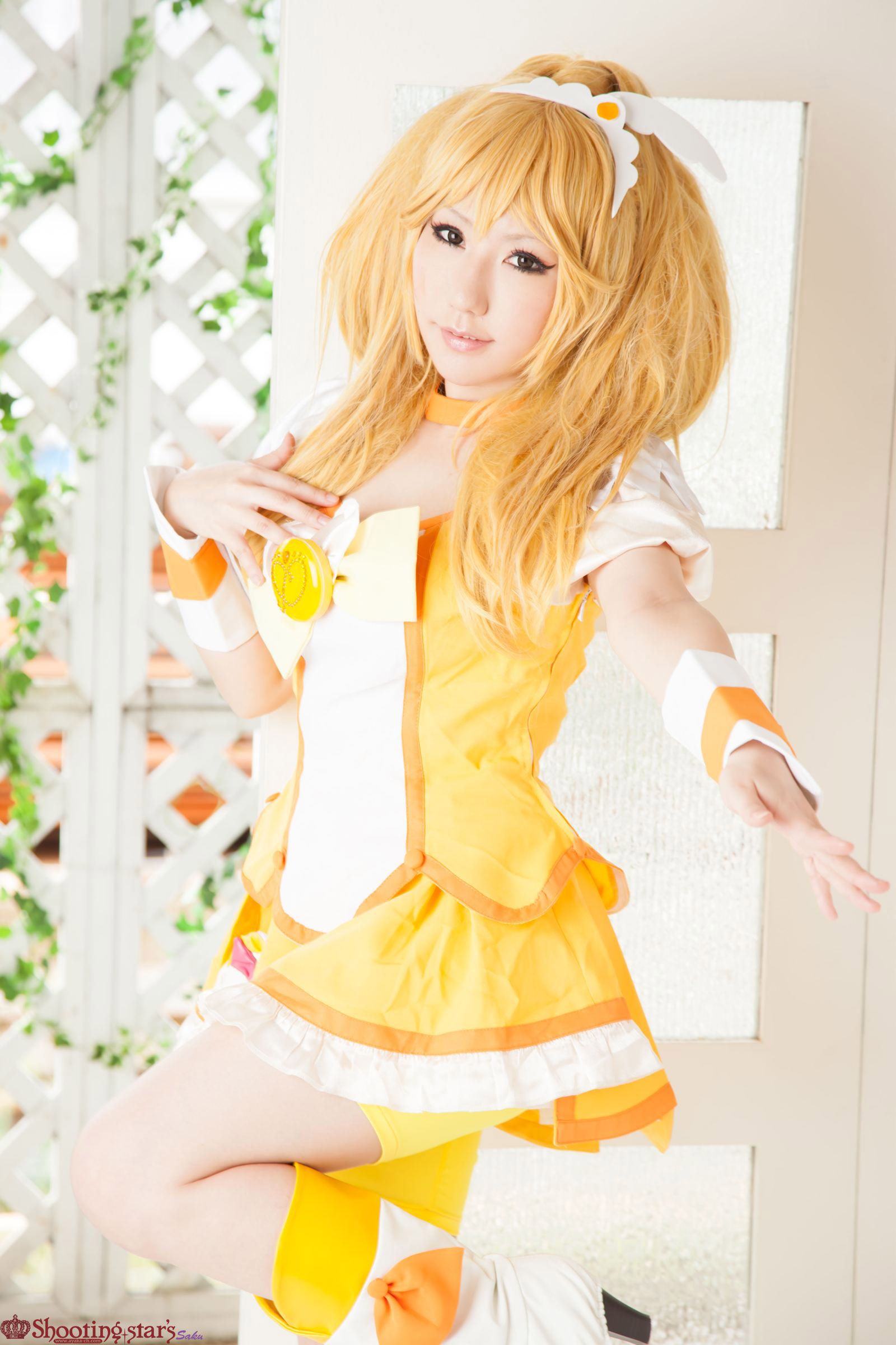 [日本COSER] 绫香 (Saku サク) 《光之美少女》Cure Peace+Cure Beauty[63](第64页)