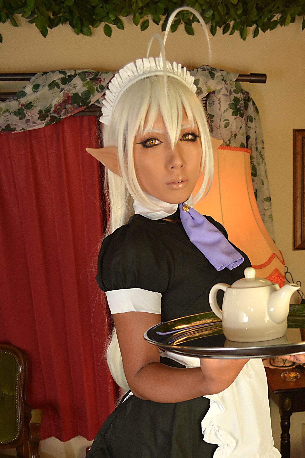 [日本COSER] Non SummerJack 《装甲悪鬼村正》Sansei Muramasa Maid[62](第3页)