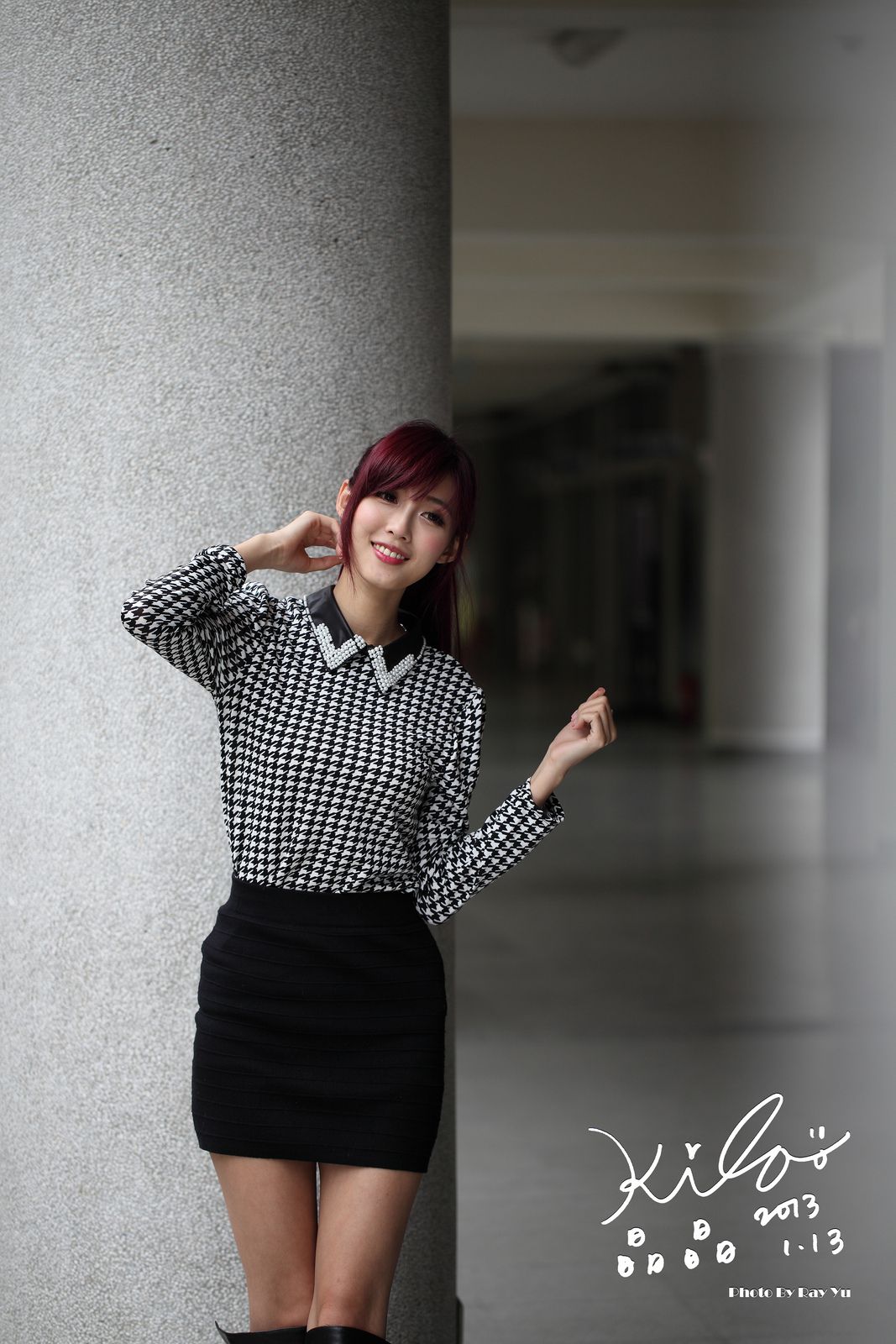 甜美靓丽美女模特kila廖挺伶OL街拍写真[52](第28页)