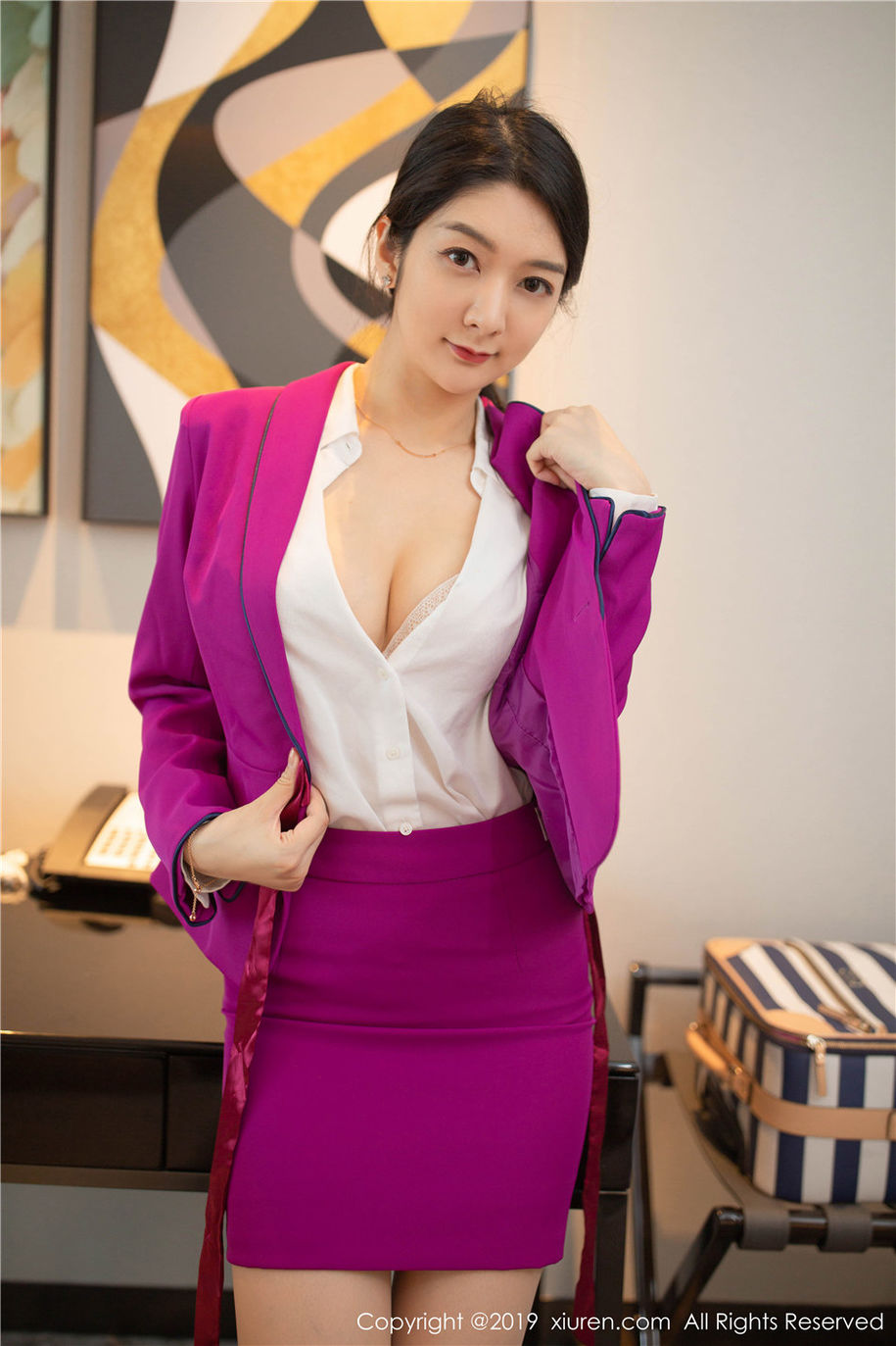 惊艳美女空姐Angela小热巴制服丝袜大尺度写真(第48页)